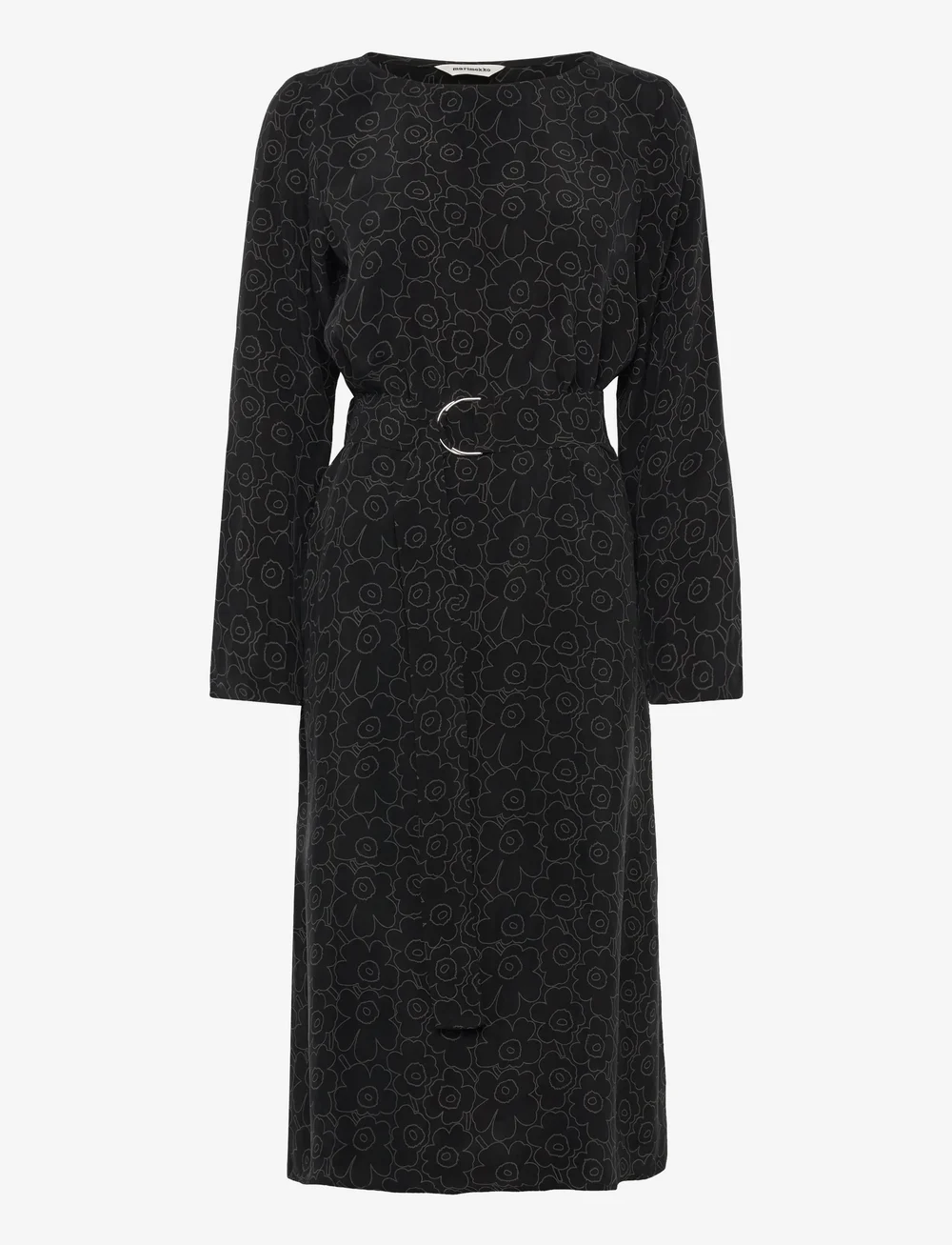 Marimekko - TYVÄRI PIIRTO UNIKKO - sukienki koktajlowe - black, dark grey - 1