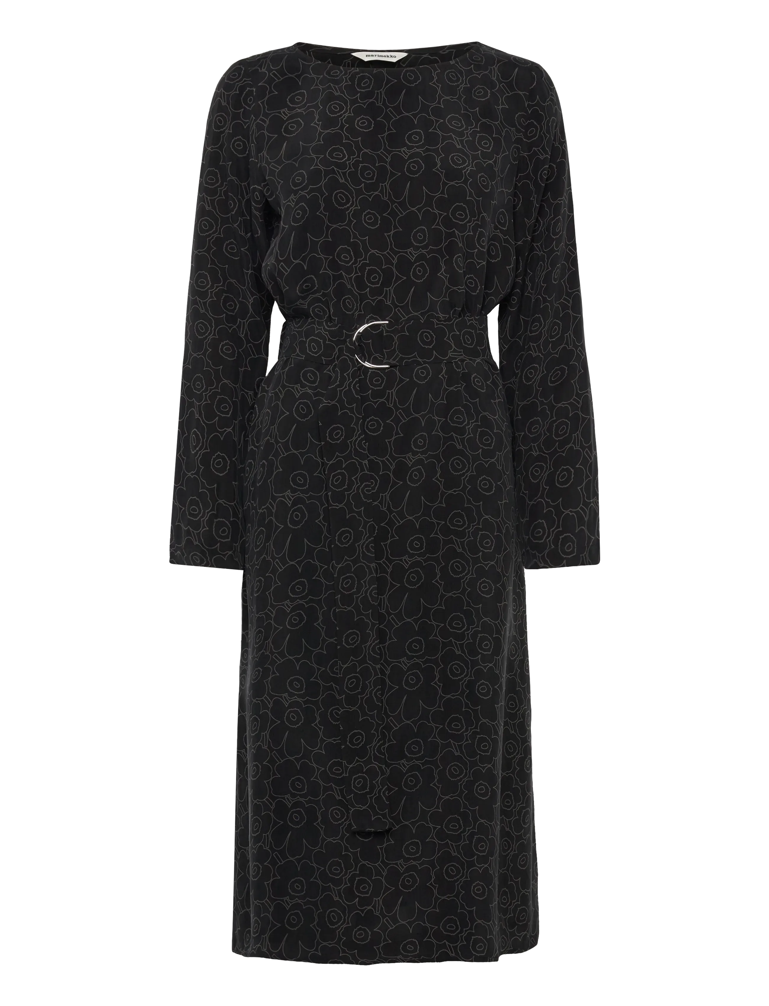 Marimekko TYVÄRI PIIRTO UNIKKO - Kjoler - BLACK, DARK GREY / black