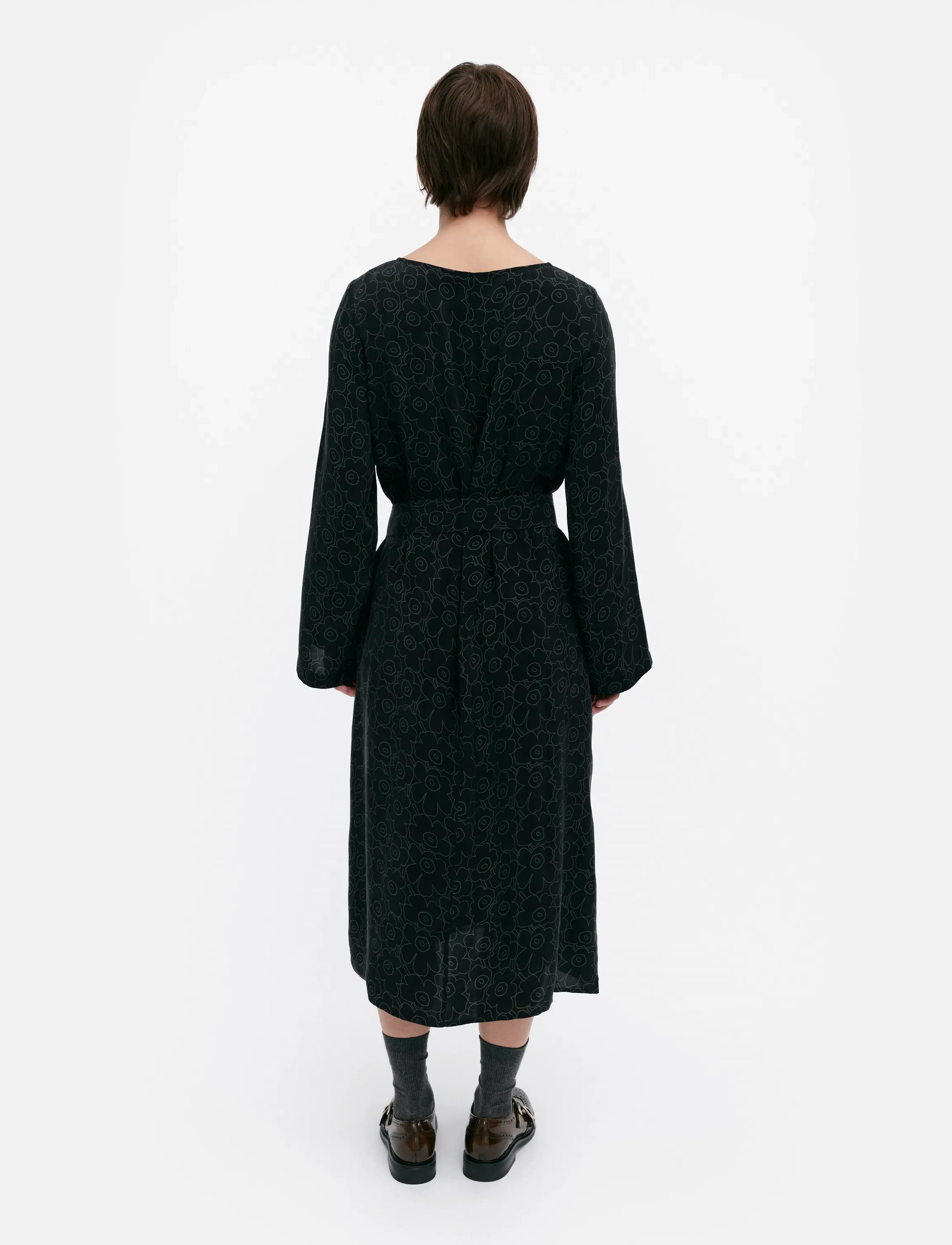 Marimekko - TYVÄRI PIIRTO UNIKKO - cocktailklänningar - black, dark grey - 3