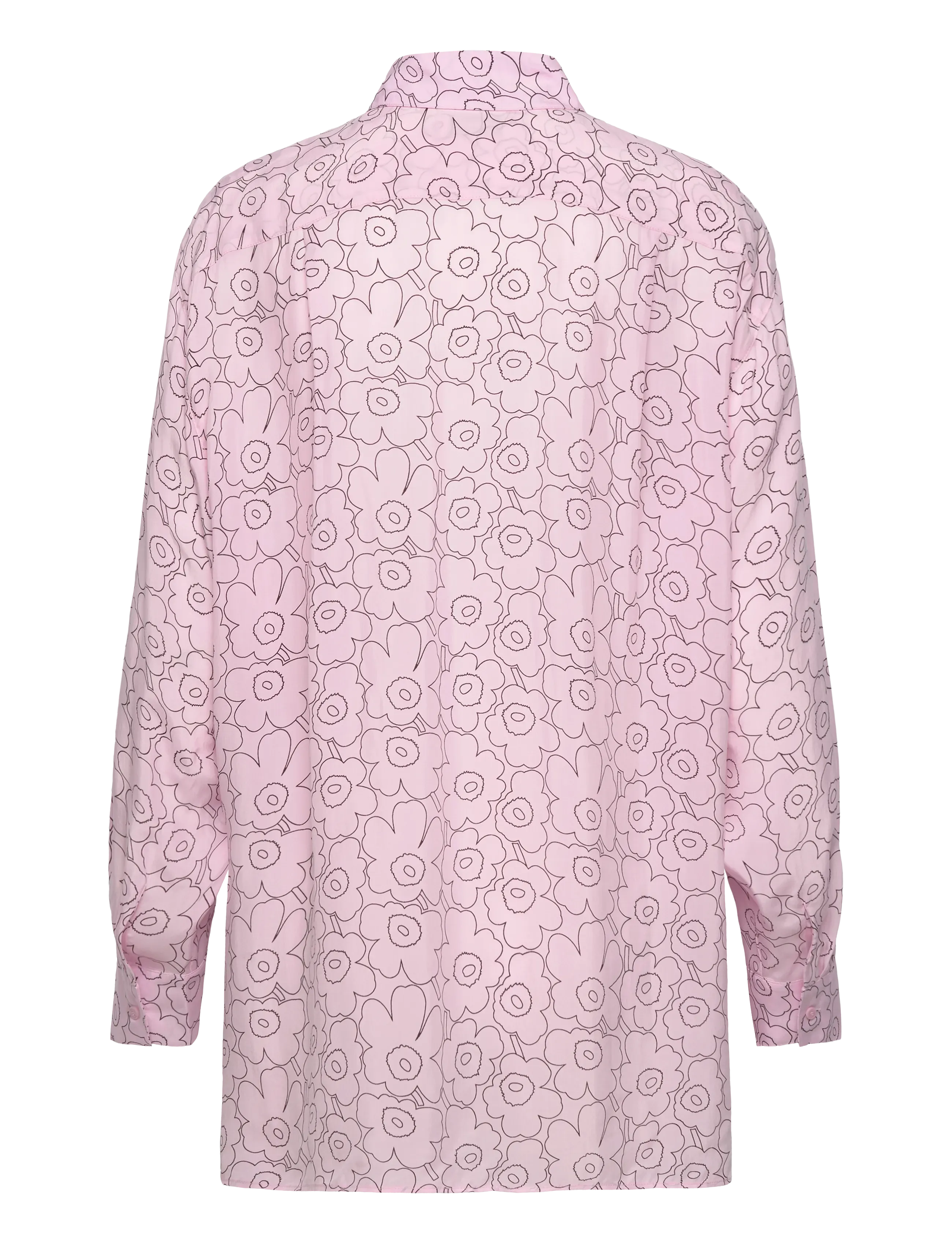 Marimekko - RUNSAS PIIRTO UNIKKO - langærmede skjorter - light pink, wine red - 2
