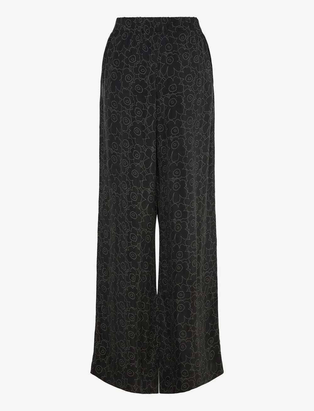 Marimekko - OANET PIIRTO UNIKKO - straight leg hosen - black, dark grey - 2