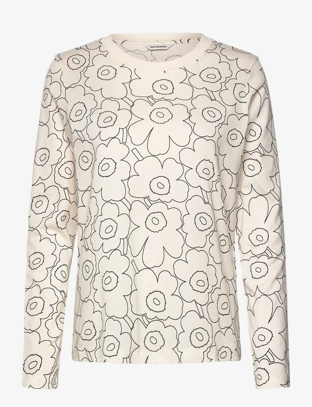 Marimekko - SEKUNTI PIIRTO UNIKKO - langærmede toppe - off white, black - 1