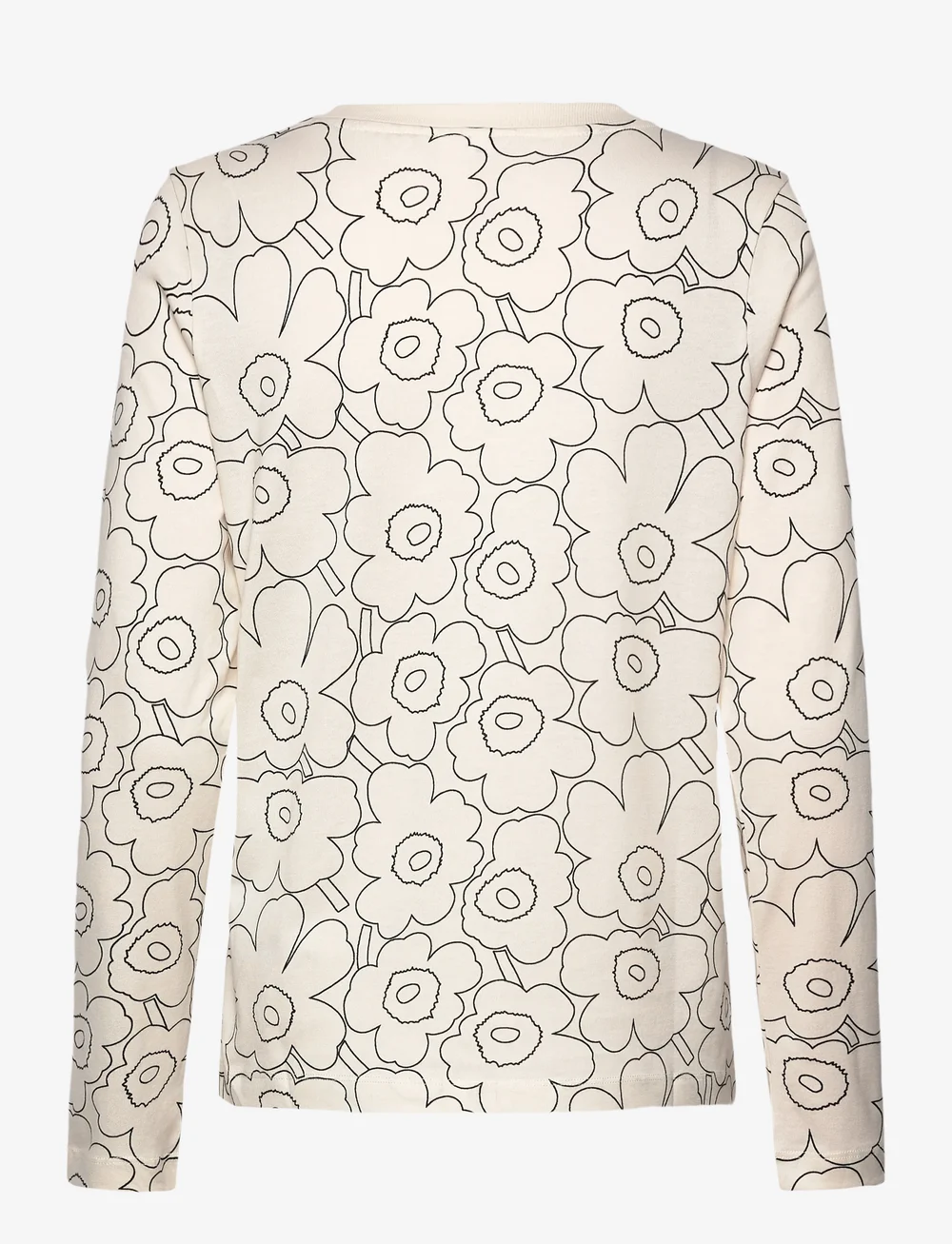 Marimekko - SEKUNTI PIIRTO UNIKKO - langærmede toppe - off white, black - 2