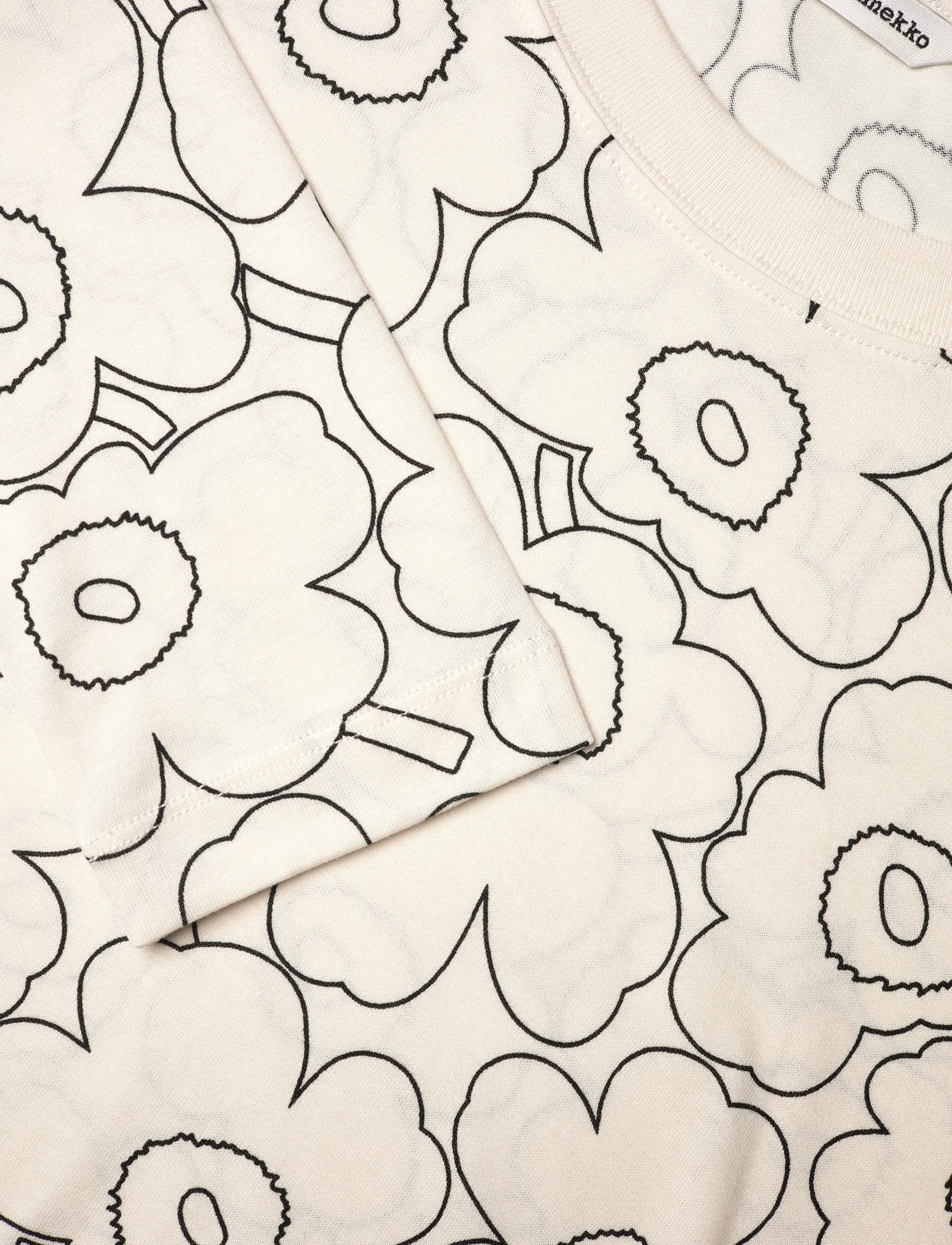 Marimekko - SEKUNTI PIIRTO UNIKKO - off white, black - 5