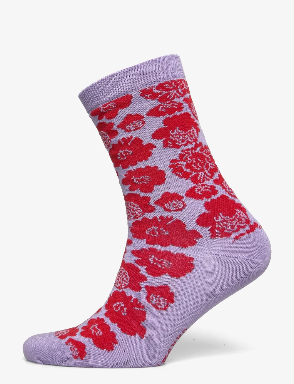 Marimekko - LINJAUS PIONI - fashion trends - lilac, red - 0