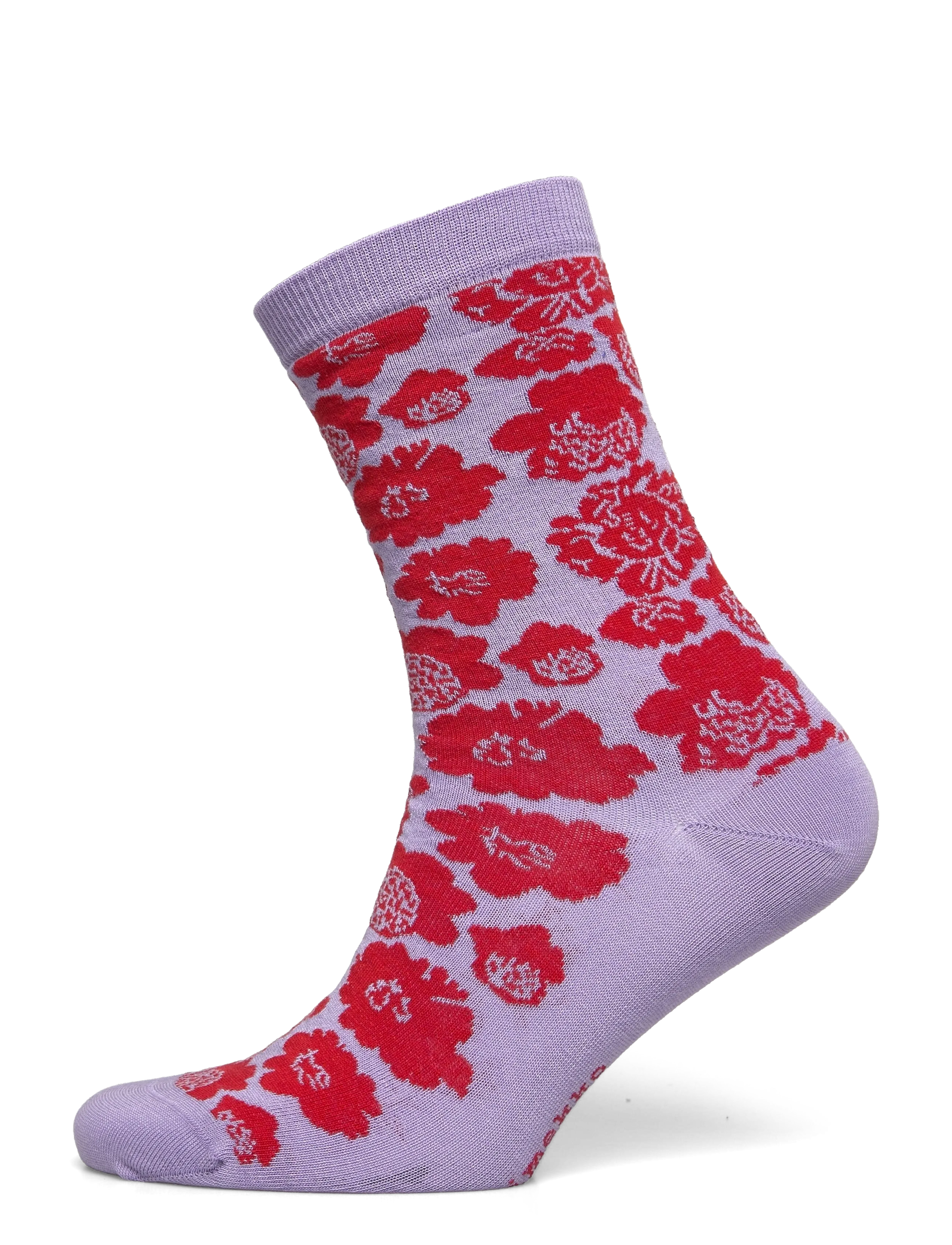 Marimekko LINJAUS PIONI - Almindelige strømper - LILAC, RED / purple