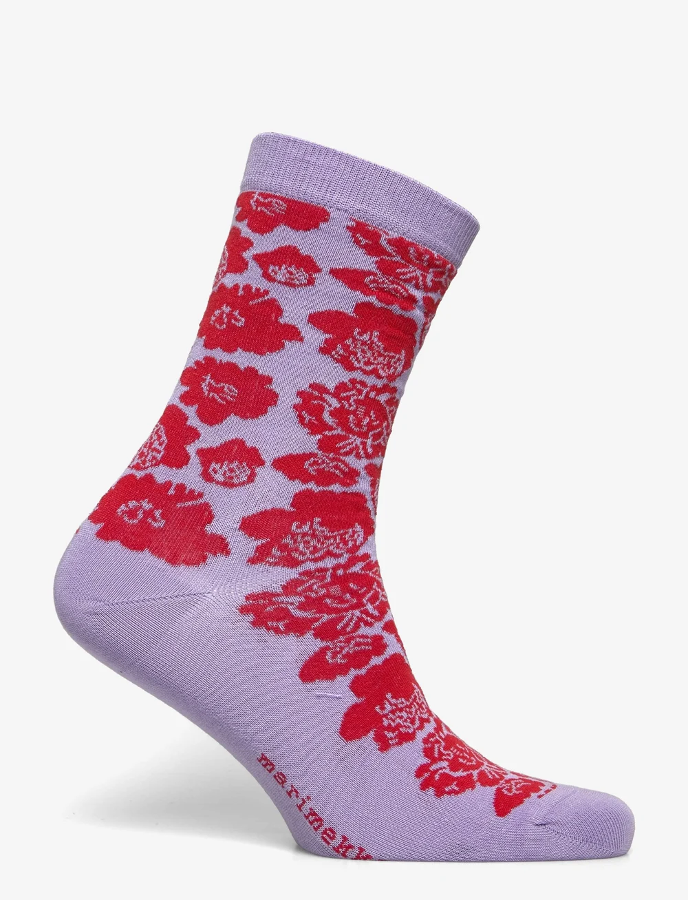 Marimekko - LINJAUS PIONI - fashion trends - lilac, red - 1