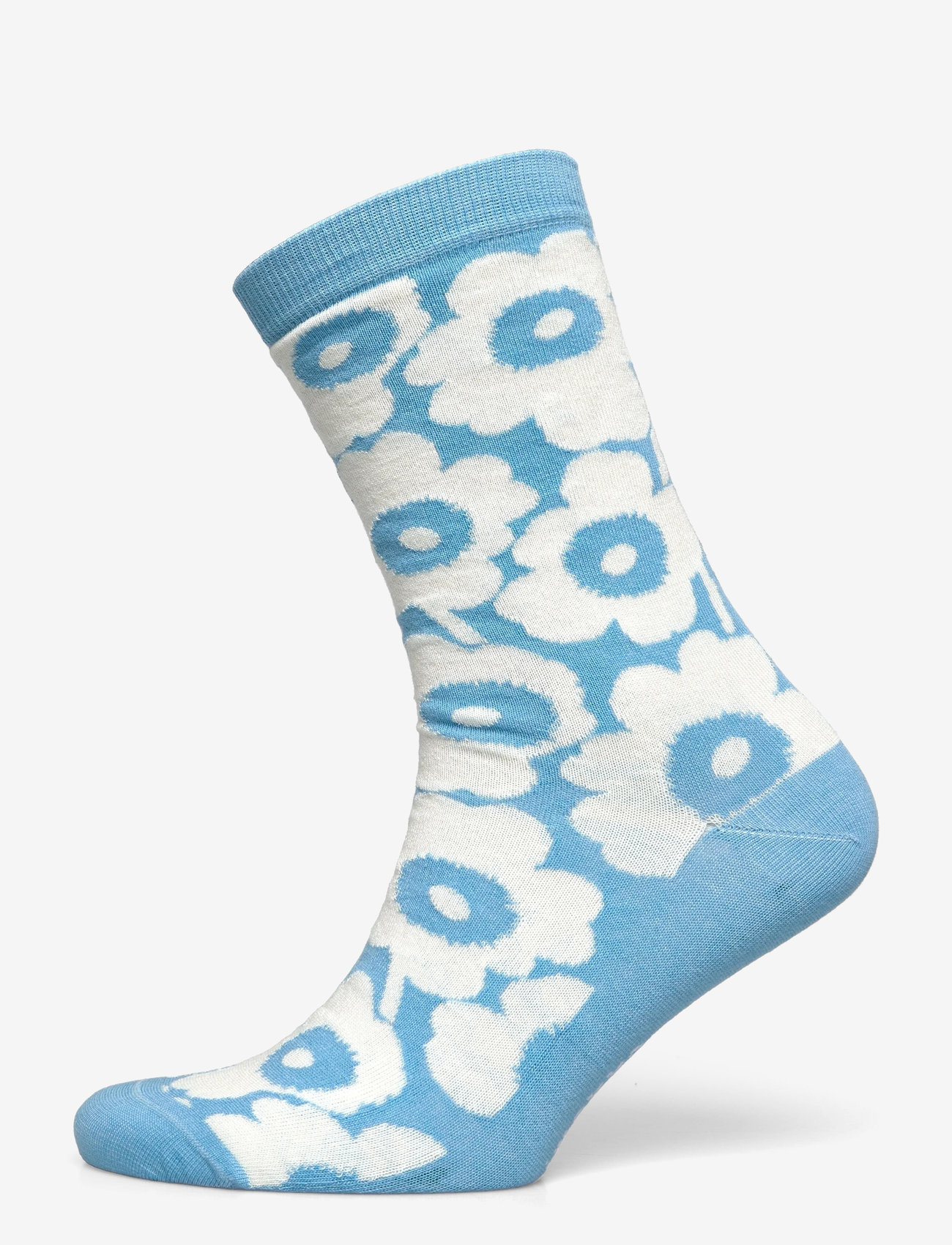 Marimekko - LINJAUS UNIKKO - crew-socken - light blue, off white - 0