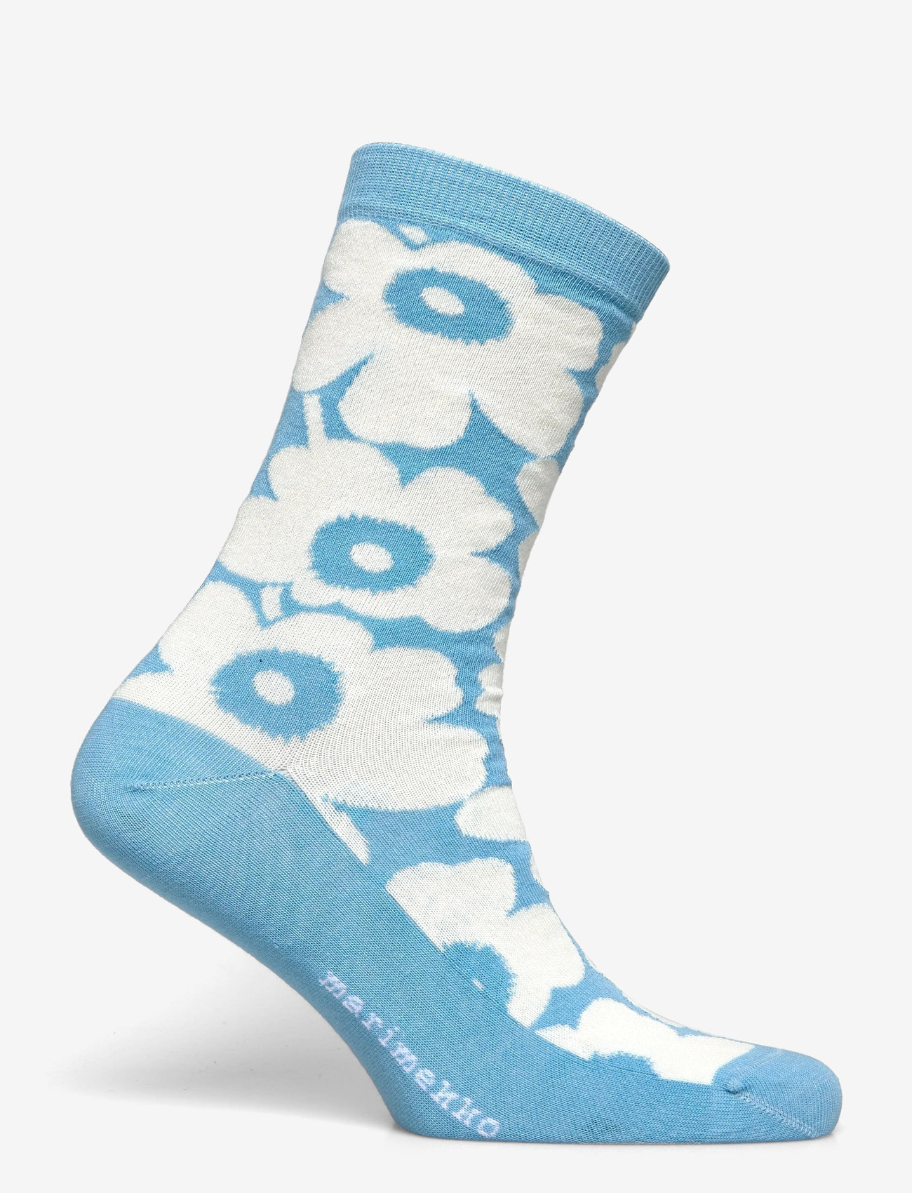 Marimekko - LINJAUS UNIKKO - crew-socken - light blue, off white - 1