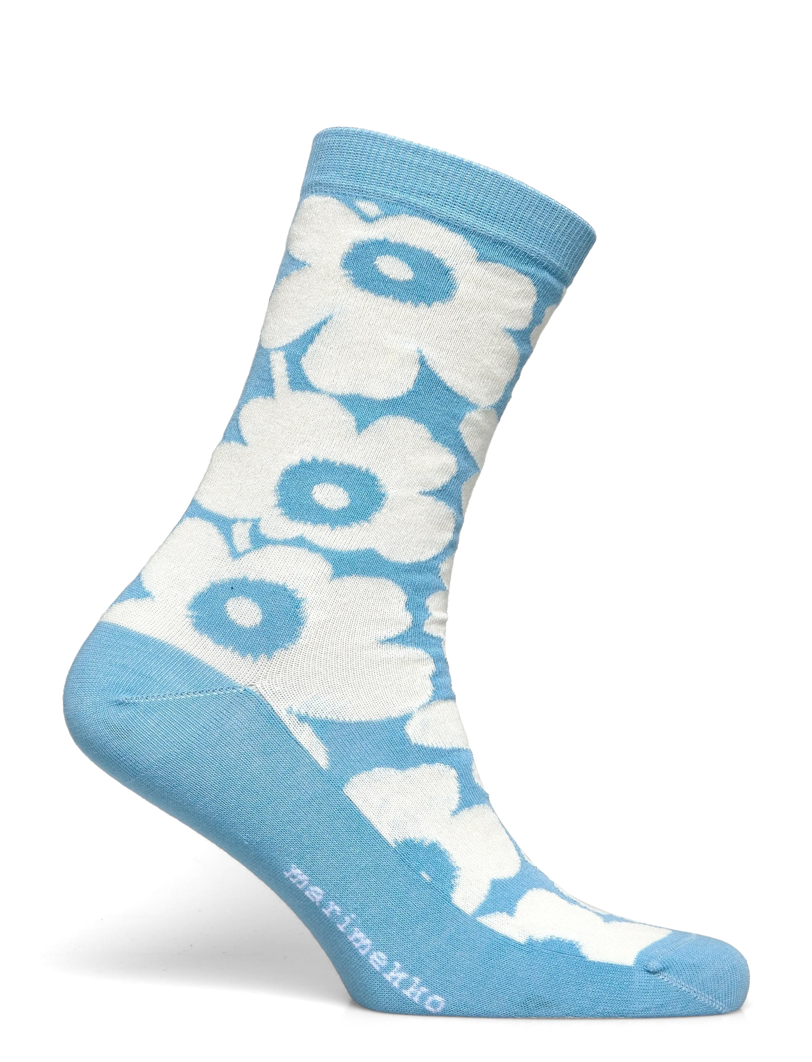 Marimekko - LINJAUS UNIKKO - vanlige sokker - light blue, off white - 1