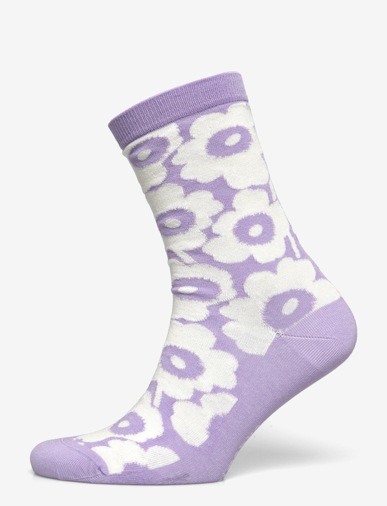 Marimekko - LINJAUS UNIKKO - vanliga strumpor - lilac, off white - 0