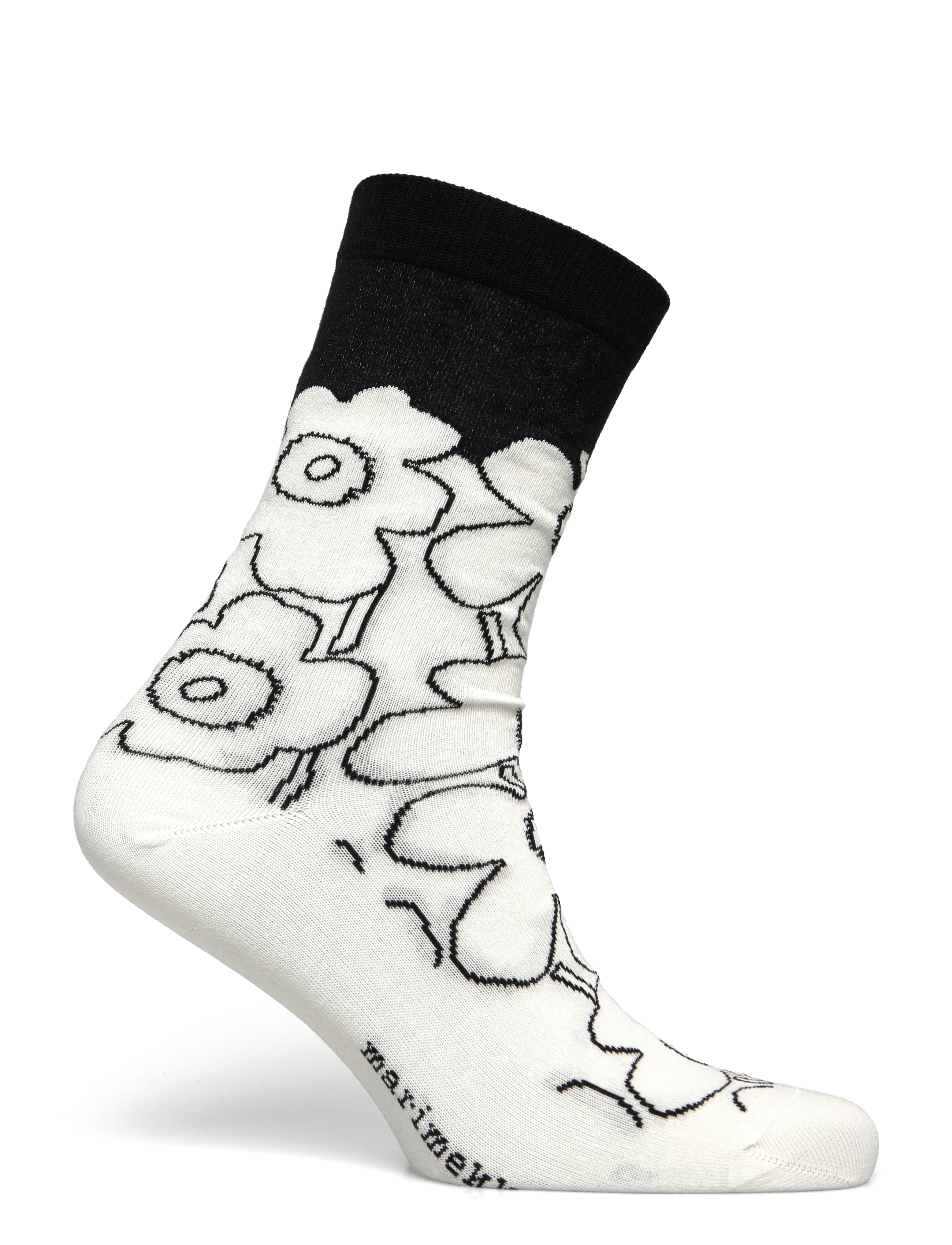 Marimekko - LINJAUS PIIRTO UNIKKO - tavalliset sukat - black, white - 1