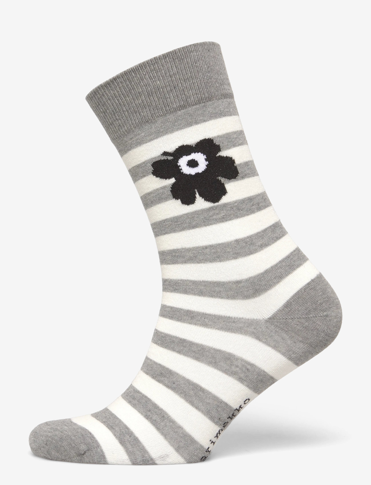 Marimekko - KASVAA TASARAITA UNIKKO - vanliga strumpor - grey, off white - 0