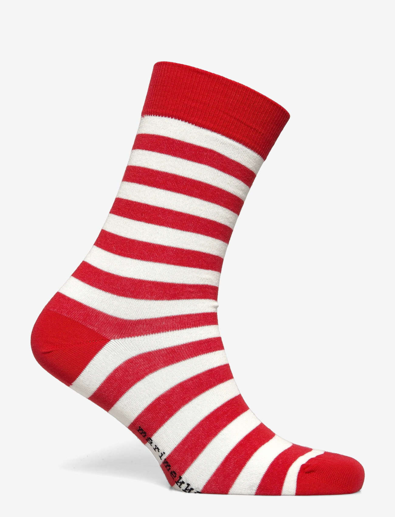 Marimekko - KASVAA TASARAITA UNIKKO - almindelige strømper - red, off white - 1