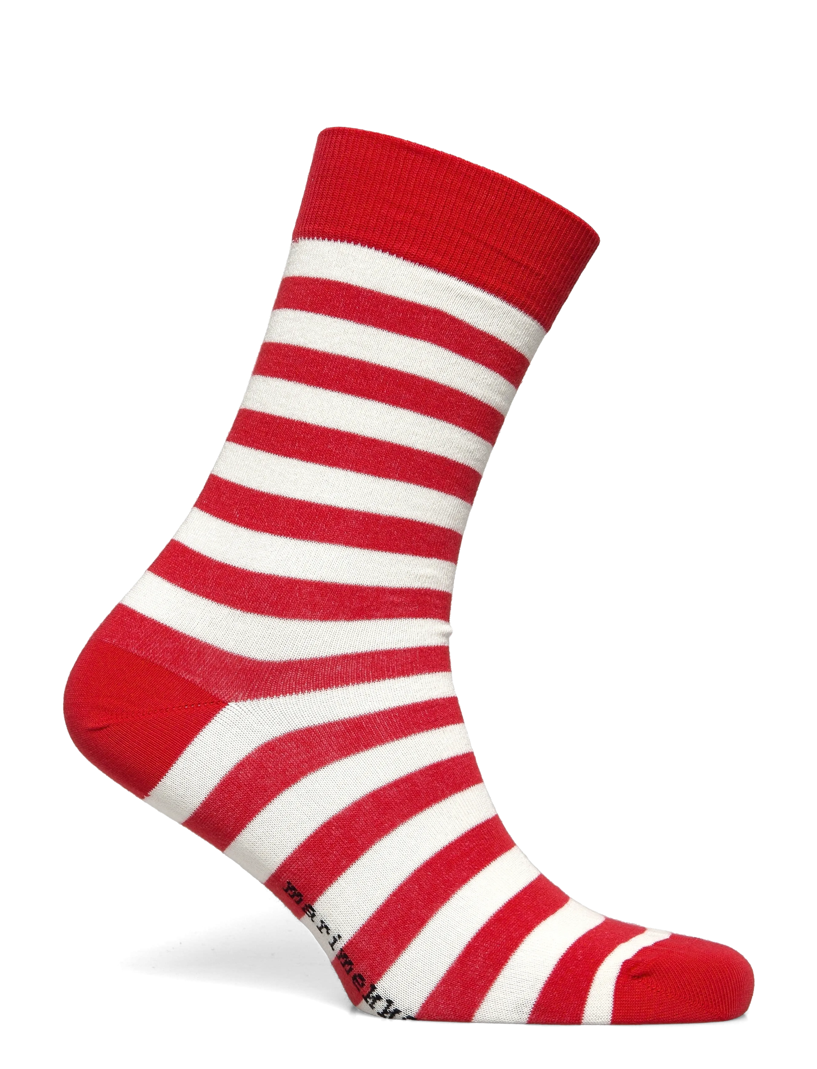 Marimekko - KASVAA TASARAITA UNIKKO - almindelige strømper - red, off white - 1