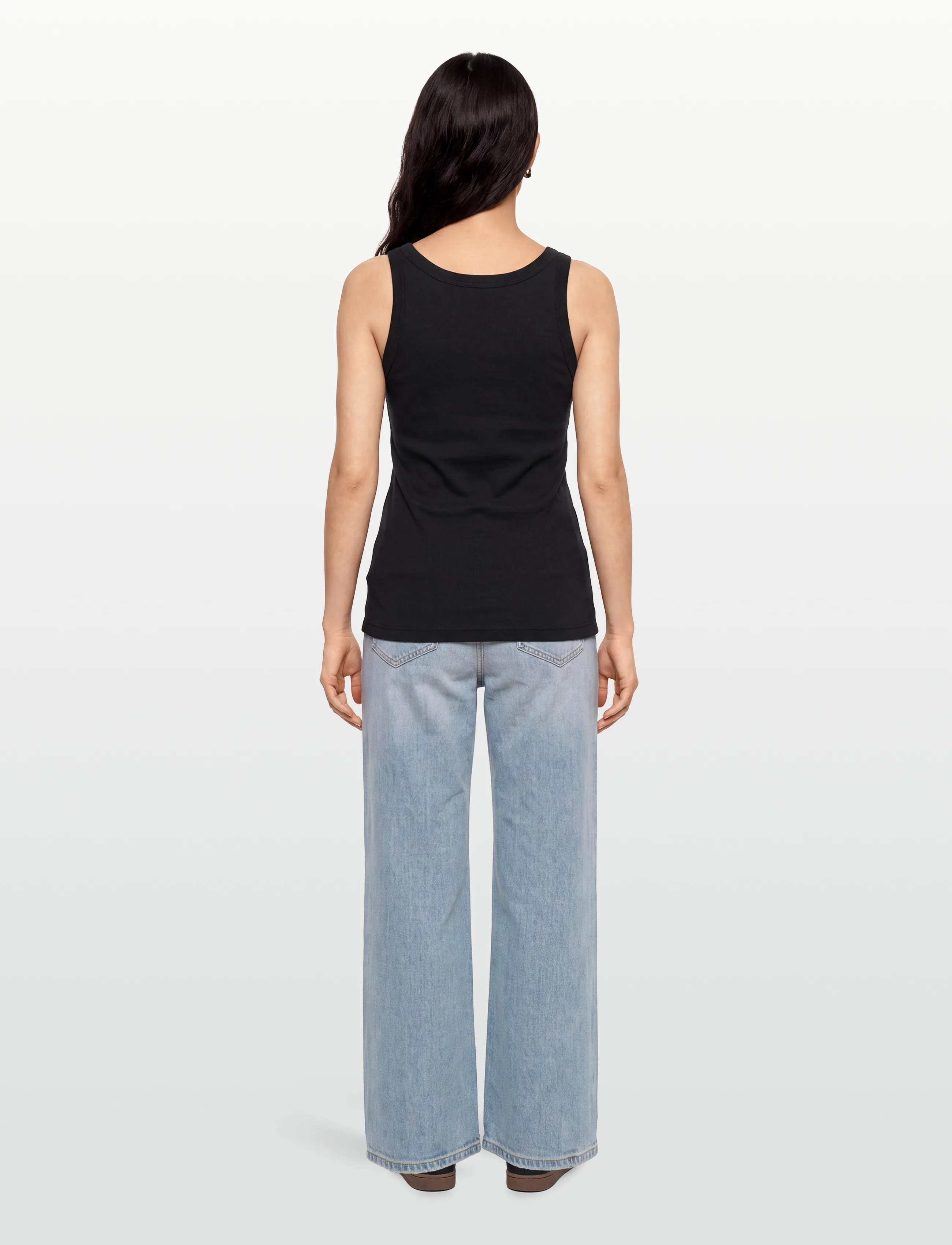 Marimekko - KEDOL UNIKKO PLACEMENT - Ärmellose tops - black, white - 4