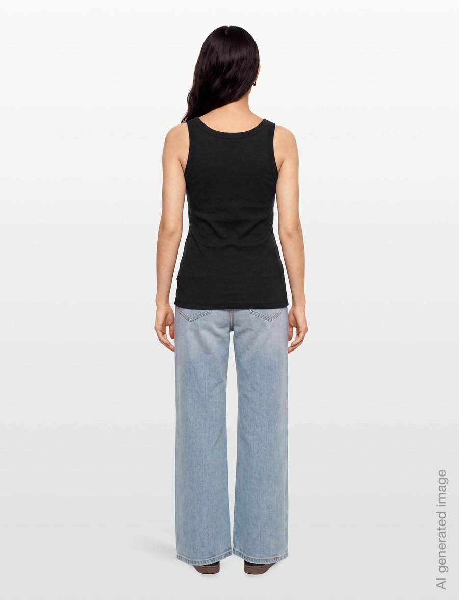 Marimekko - KEDOL UNIKKO PLACEMENT - Ärmellose tops - black, white - 4