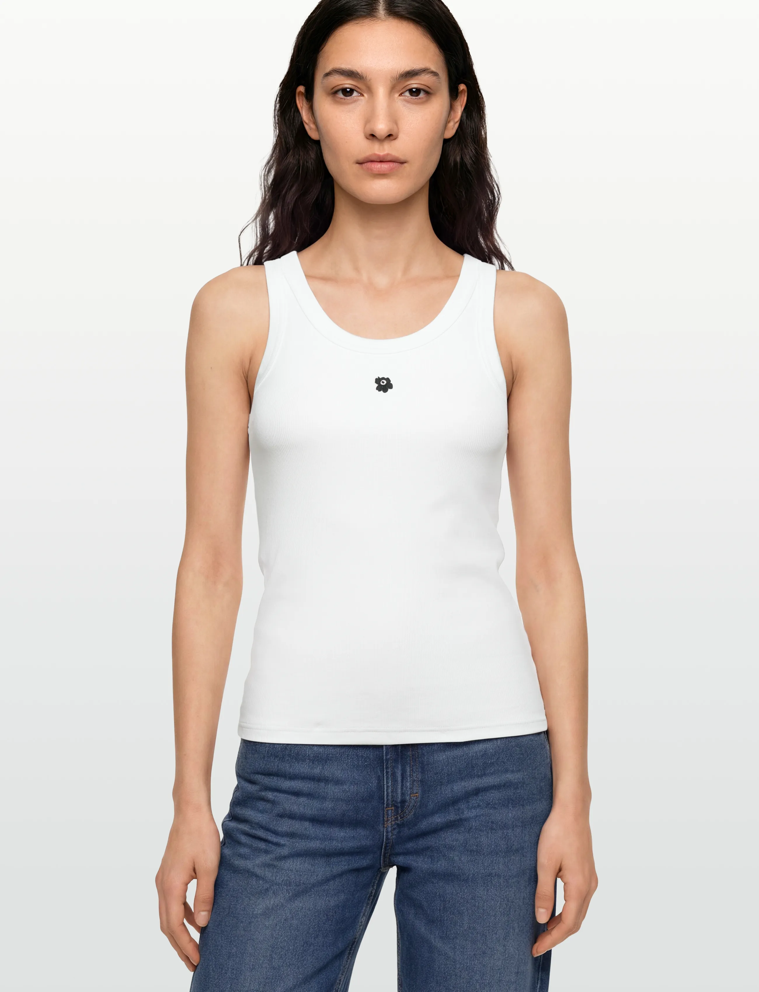 Marimekko - KEDOL UNIKKO PLACEMENT - Ærmeløse toppe - white, black - 3