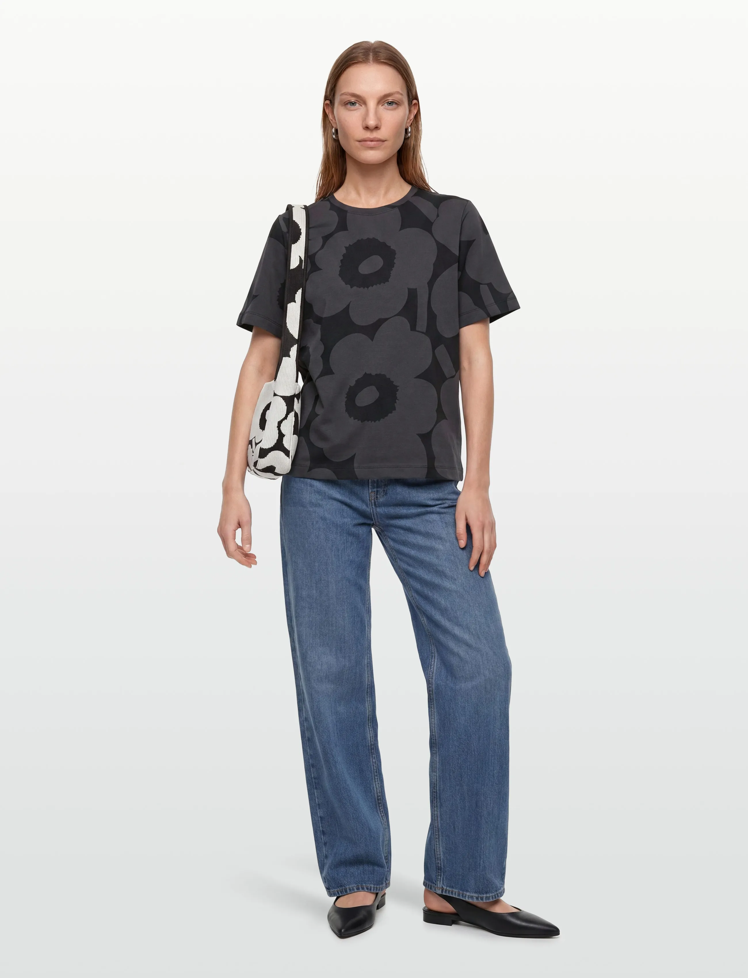 Marimekko - TUNNIT UNIKKO - t-shirts - black, dark grey - 1