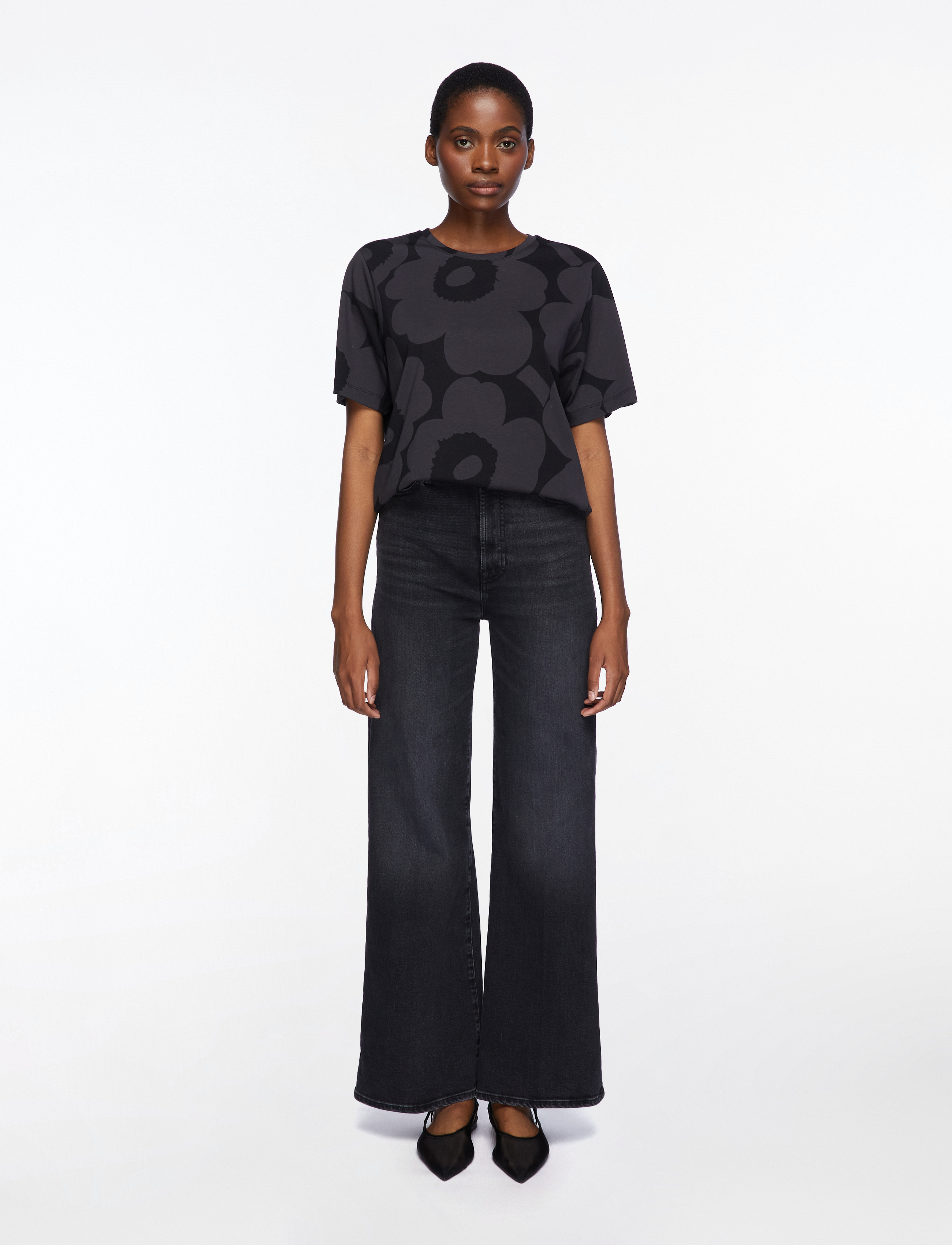 Marimekko - TUNNIT UNIKKO - t-shirts - black, dark grey - 2