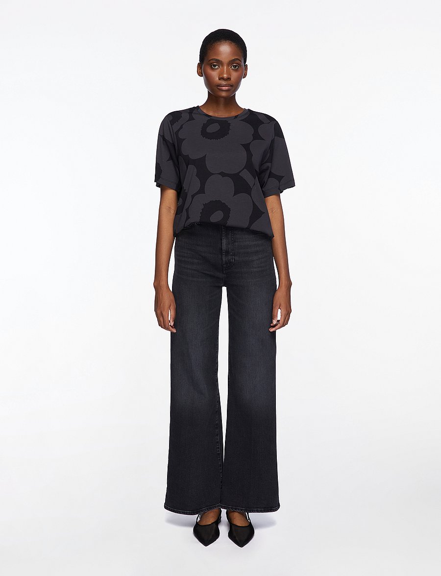 Marimekko - TUNNIT UNIKKO - t-shirts - black, dark grey - 3