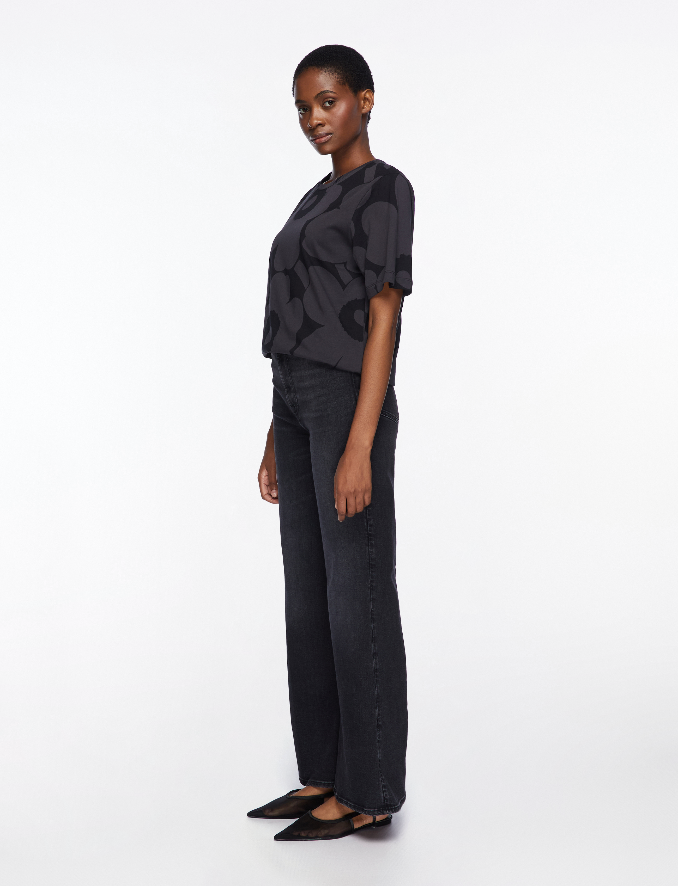 Marimekko - TUNNIT UNIKKO - t-shirts - black, dark grey - 3