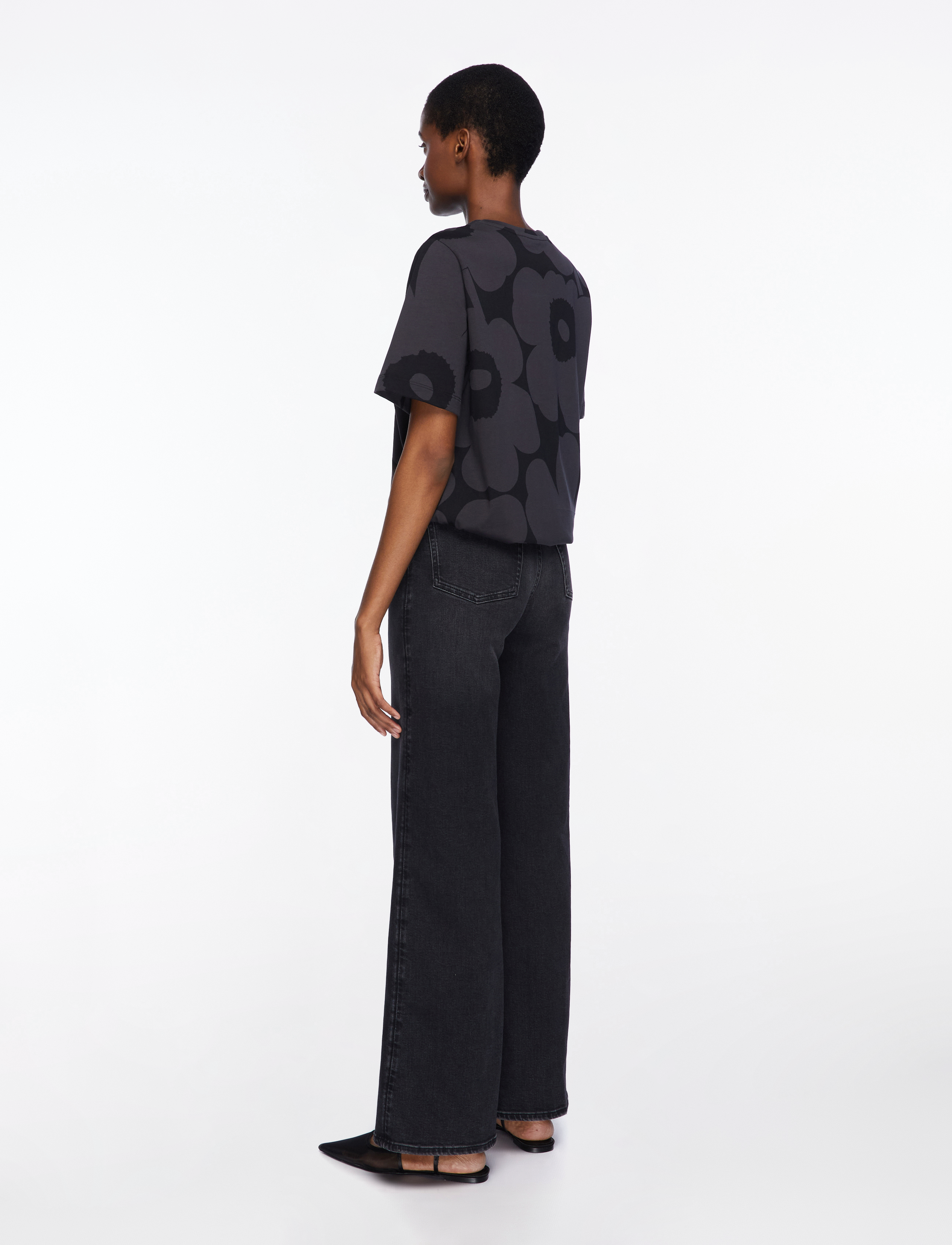 Marimekko - TUNNIT UNIKKO - t-shirts - black, dark grey - 4