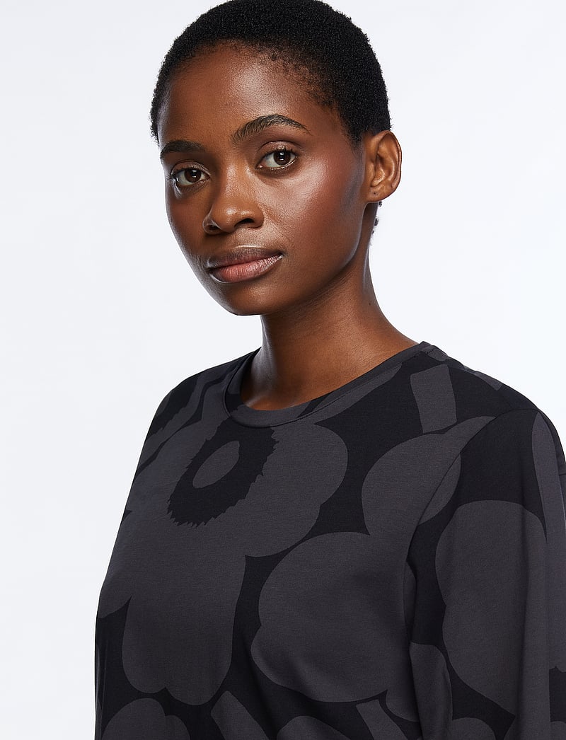 Marimekko - TUNNIT UNIKKO - t-shirts - black, dark grey - 5