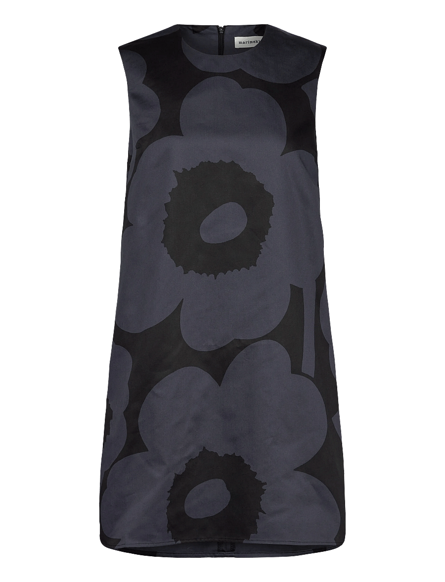 Marimekko - SILUETTI UNIKKO - minikleidid - black, dark grey - 1