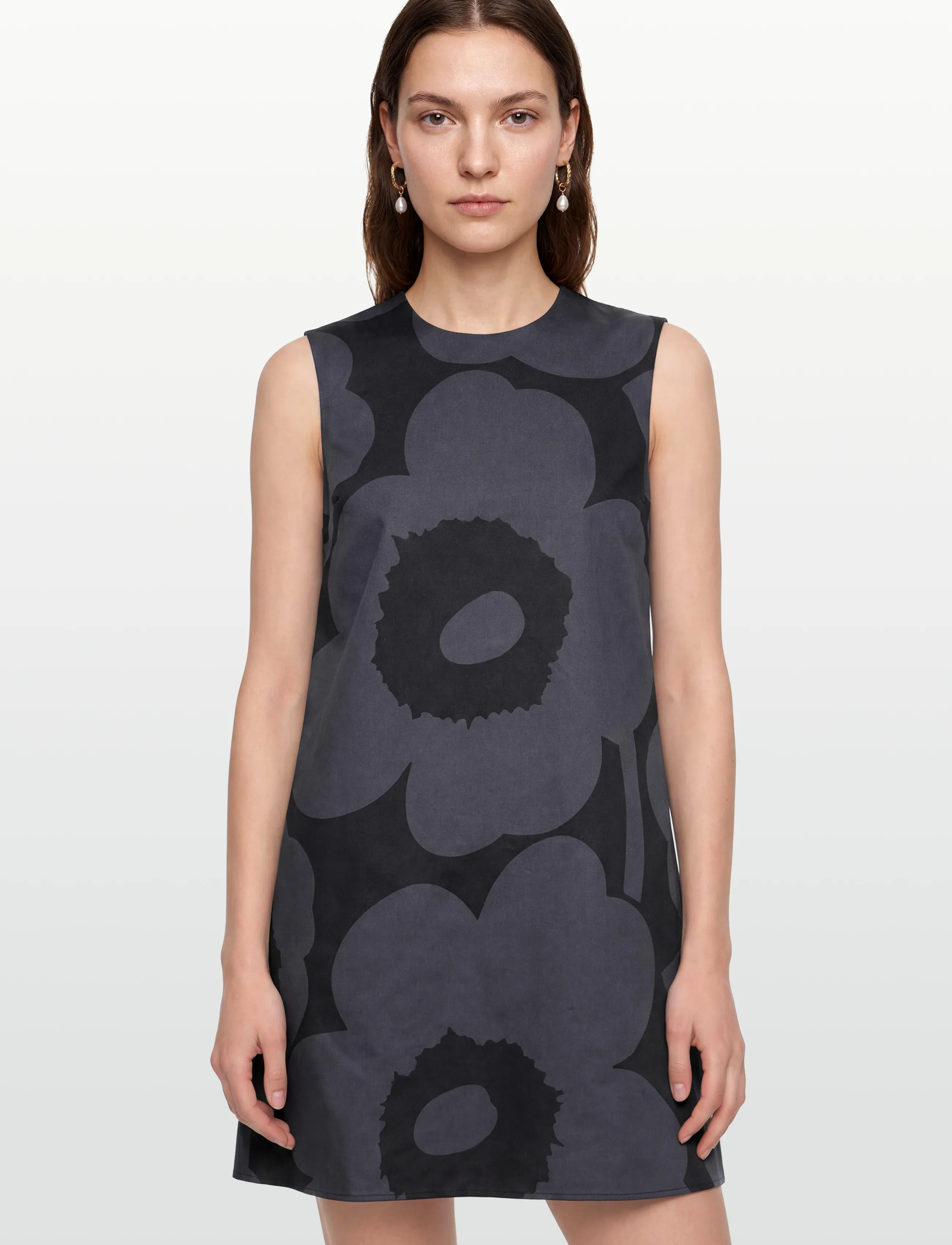 Marimekko - SILUETTI UNIKKO - korte kjoler - black, dark grey - 3