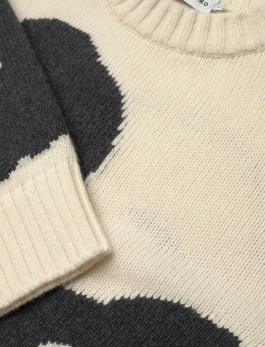 Marimekko - LUONTO TUMMA - sviitrid - off white, grey - 5