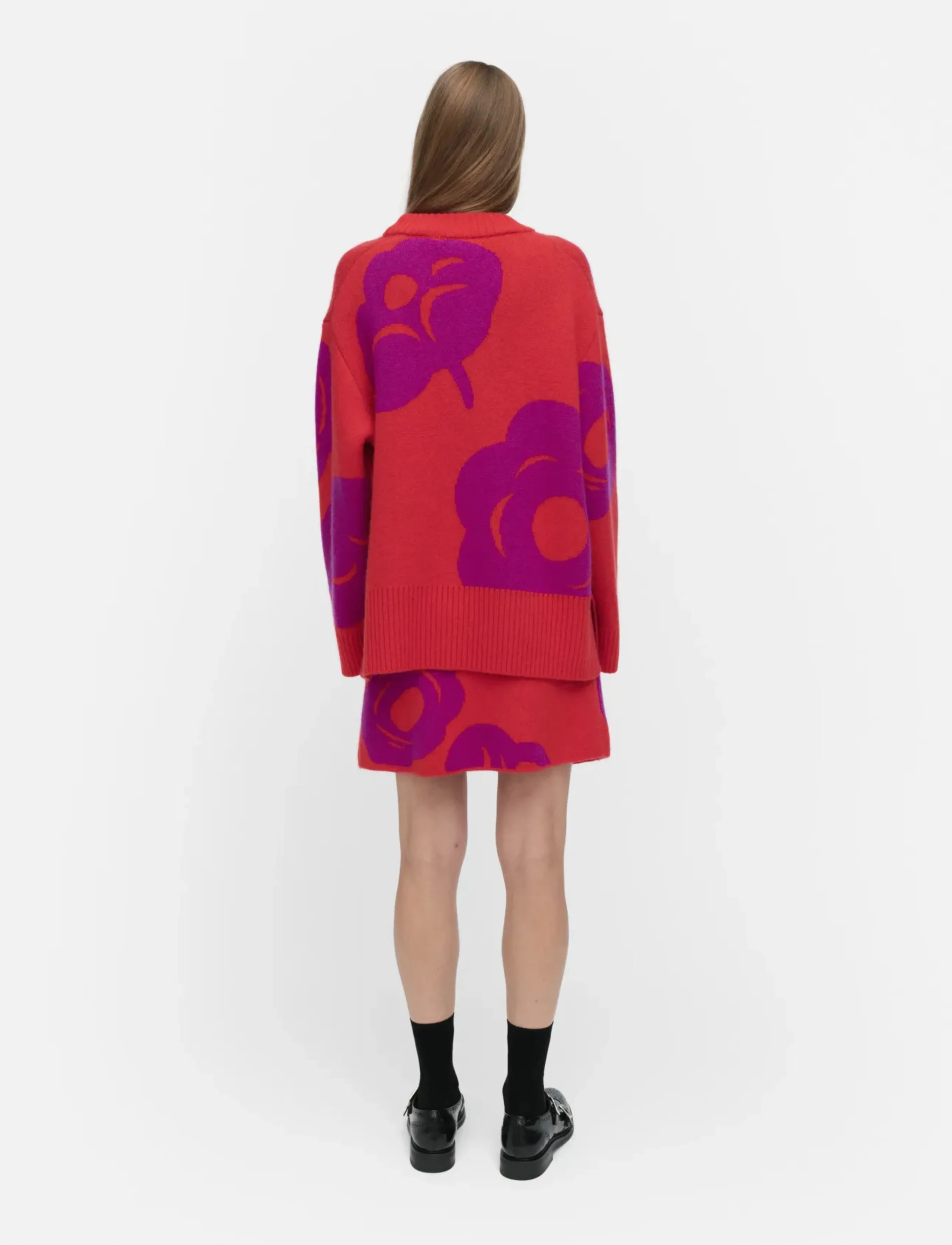 Marimekko - KARTAKTERI TUMMA - pullover - red, purple - 3