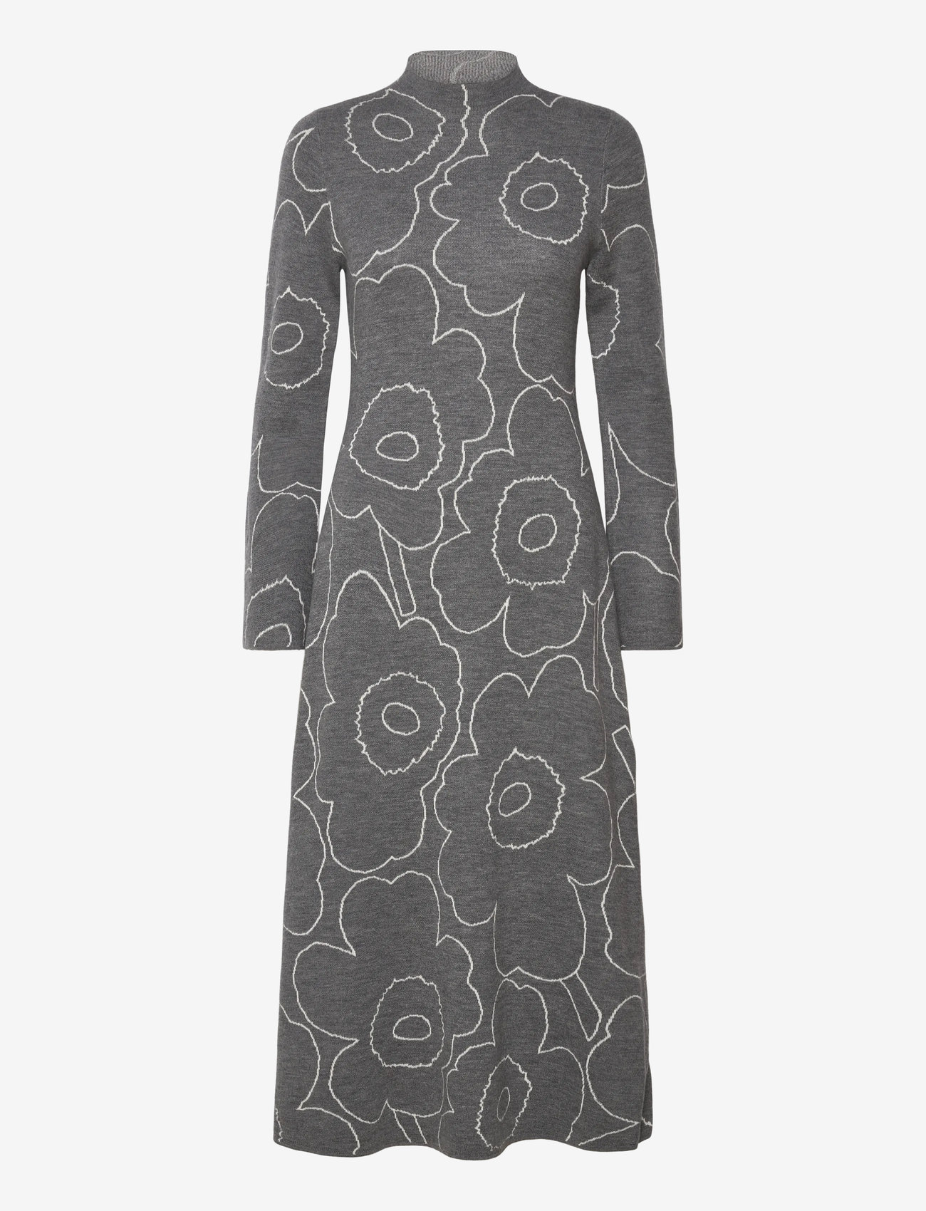 Marimekko - WILLAT PIIRTO UNIKKO - kootud kleidid - dark grey, off white - 1