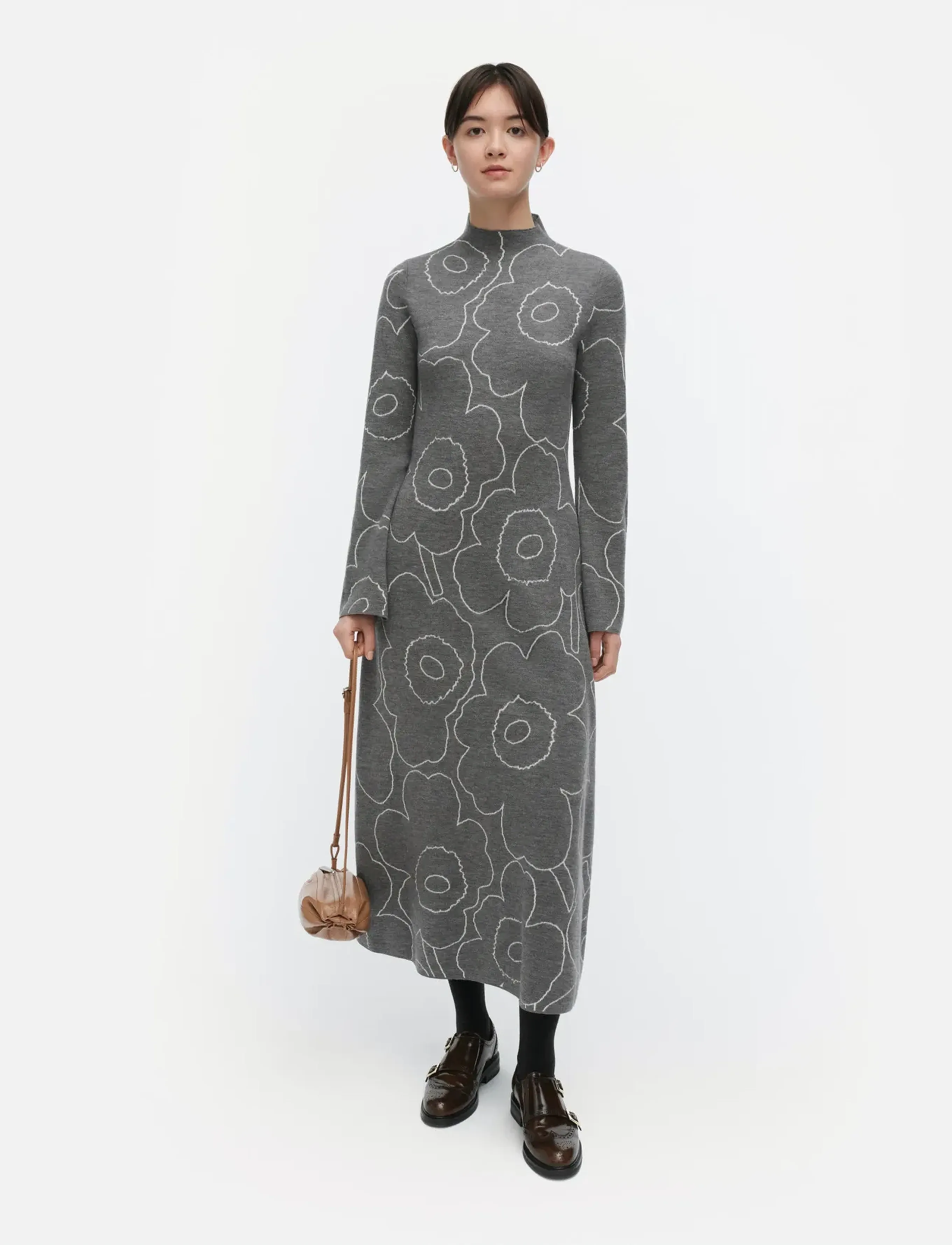 Marimekko WILLAT PIIRTO UNIKKO - Tøj - DARK GREY, OFF WHITE / grey