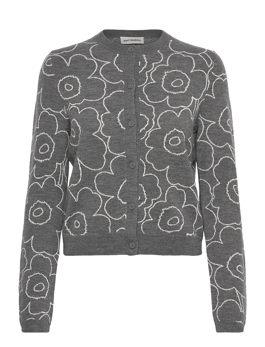 Marimekko - VILLI PIIRTO UNIKKO - dark grey, off white - 1