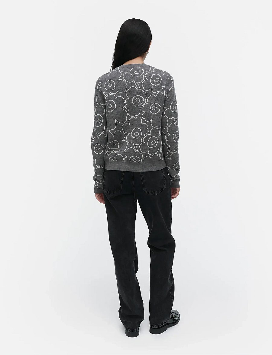 Marimekko - VILLI PIIRTO UNIKKO - dark grey, off white - 3