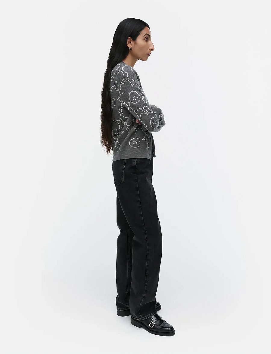 Marimekko - VILLI PIIRTO UNIKKO - dark grey, off white - 4