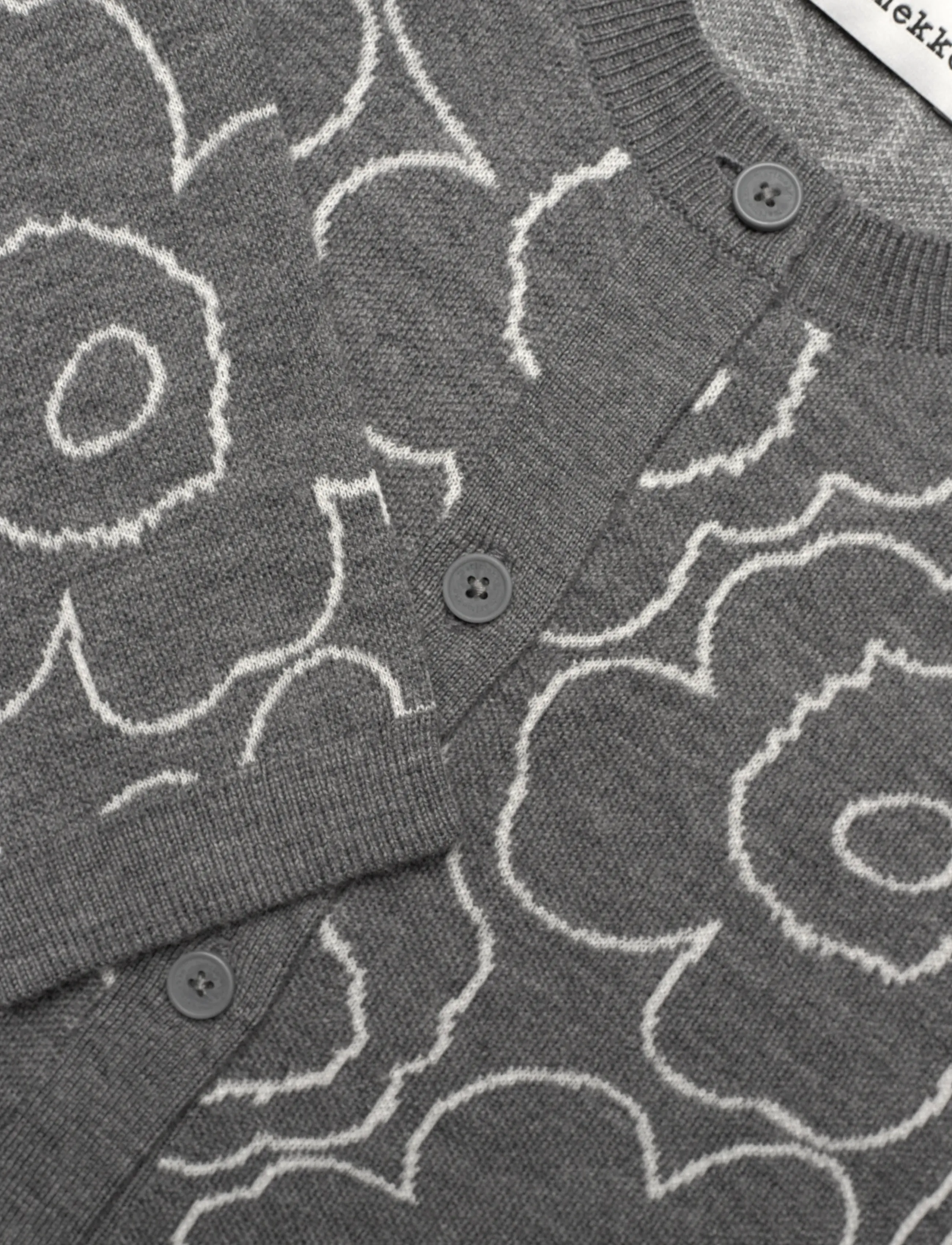 Marimekko - VILLI PIIRTO UNIKKO - dark grey, off white - 5