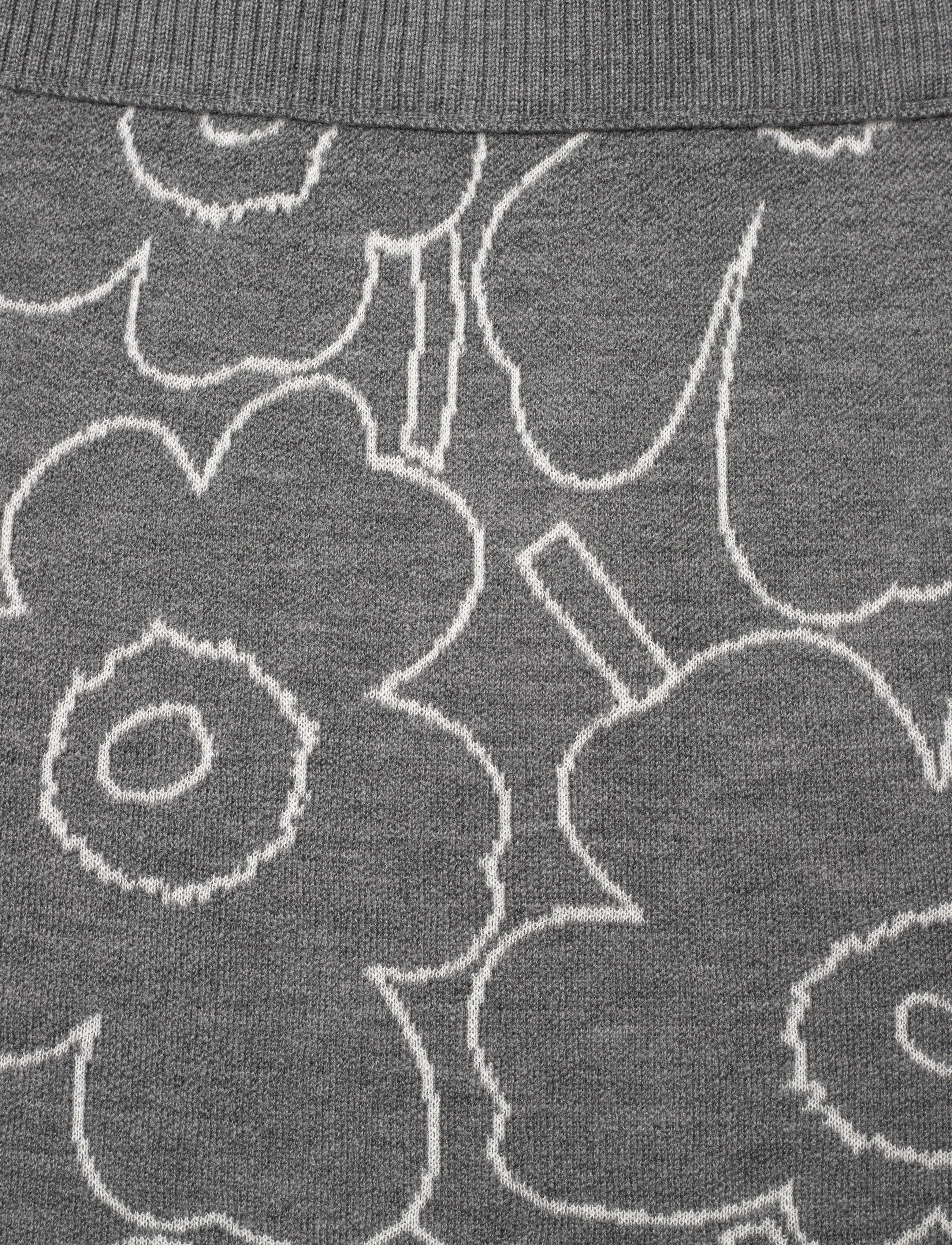 Marimekko - VAPAUS PIIRTO UNIKKO - dark grey, off white - 5