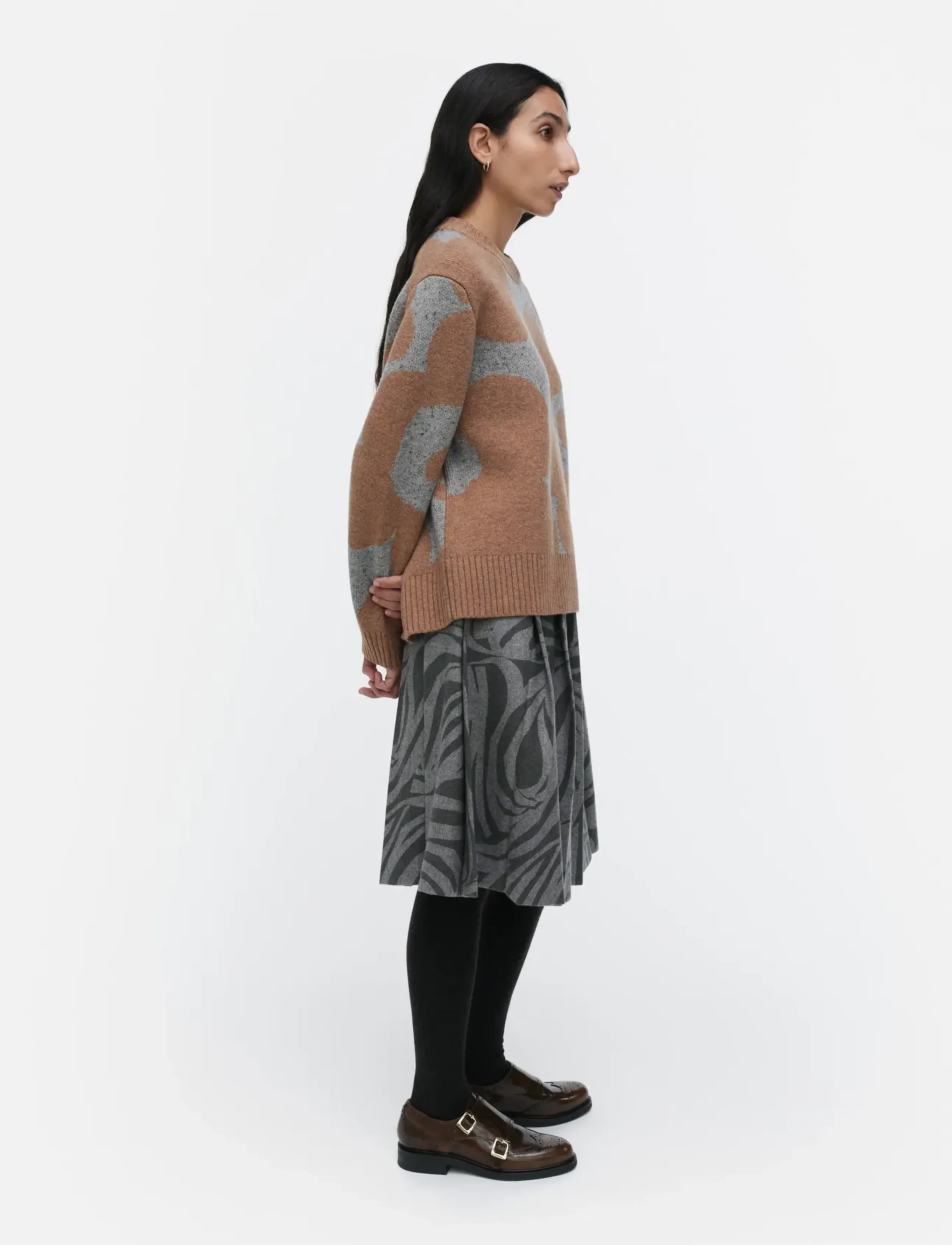 Marimekko - RWS VIRTAUS UNIKKO - pullover - light brown, grey - 4