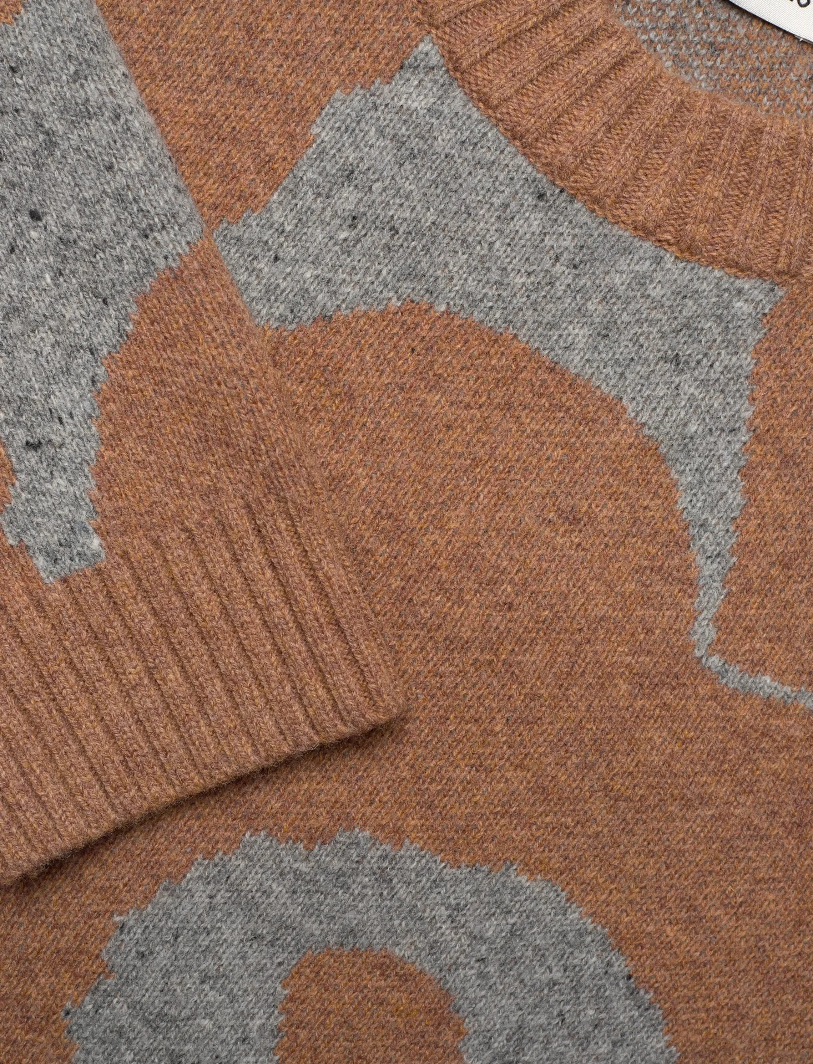 Marimekko - RWS VIRTAUS UNIKKO - pullover - light brown, grey - 5