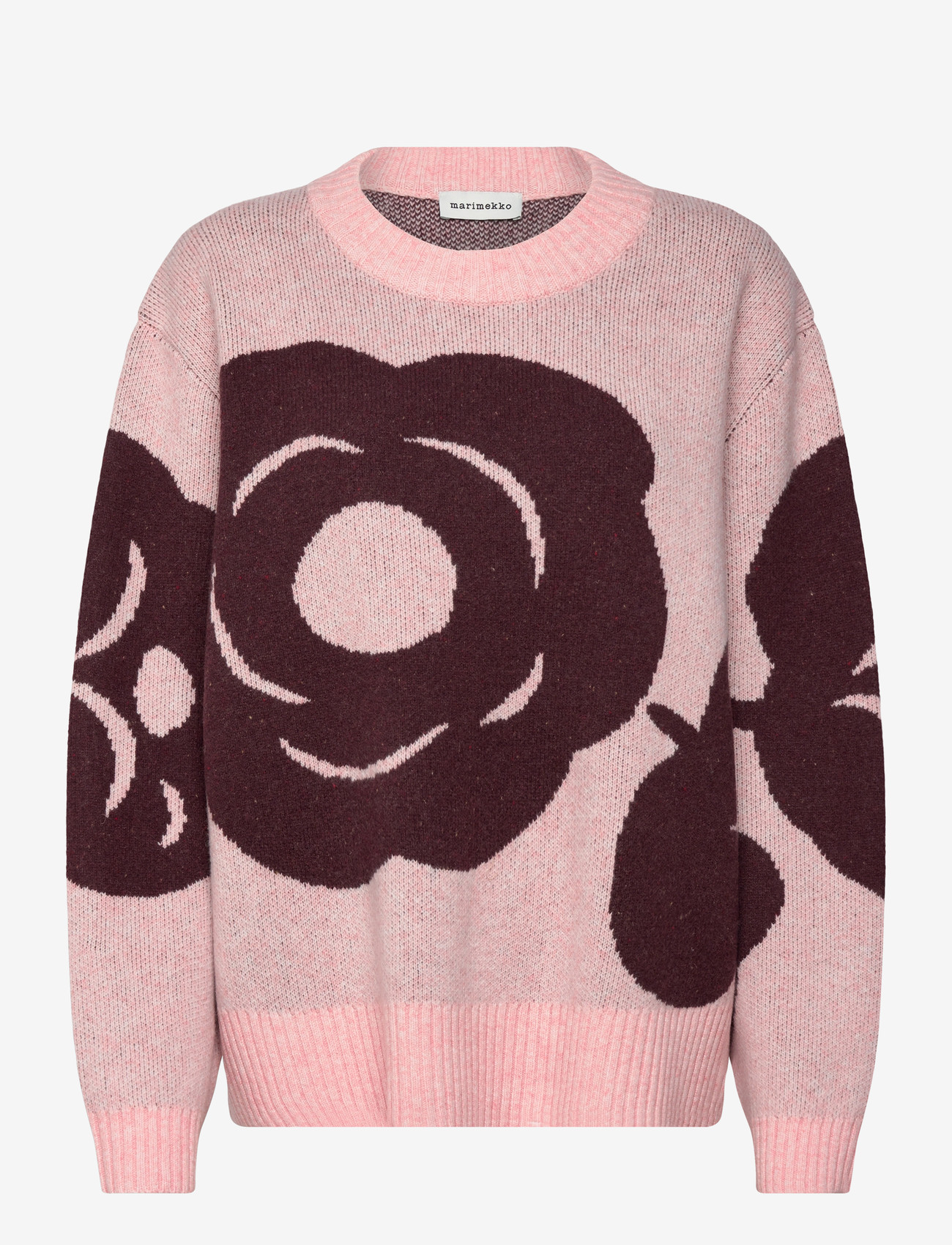 Marimekko - RWS VIRTAUS TUMMA - light pink, wine red - 1