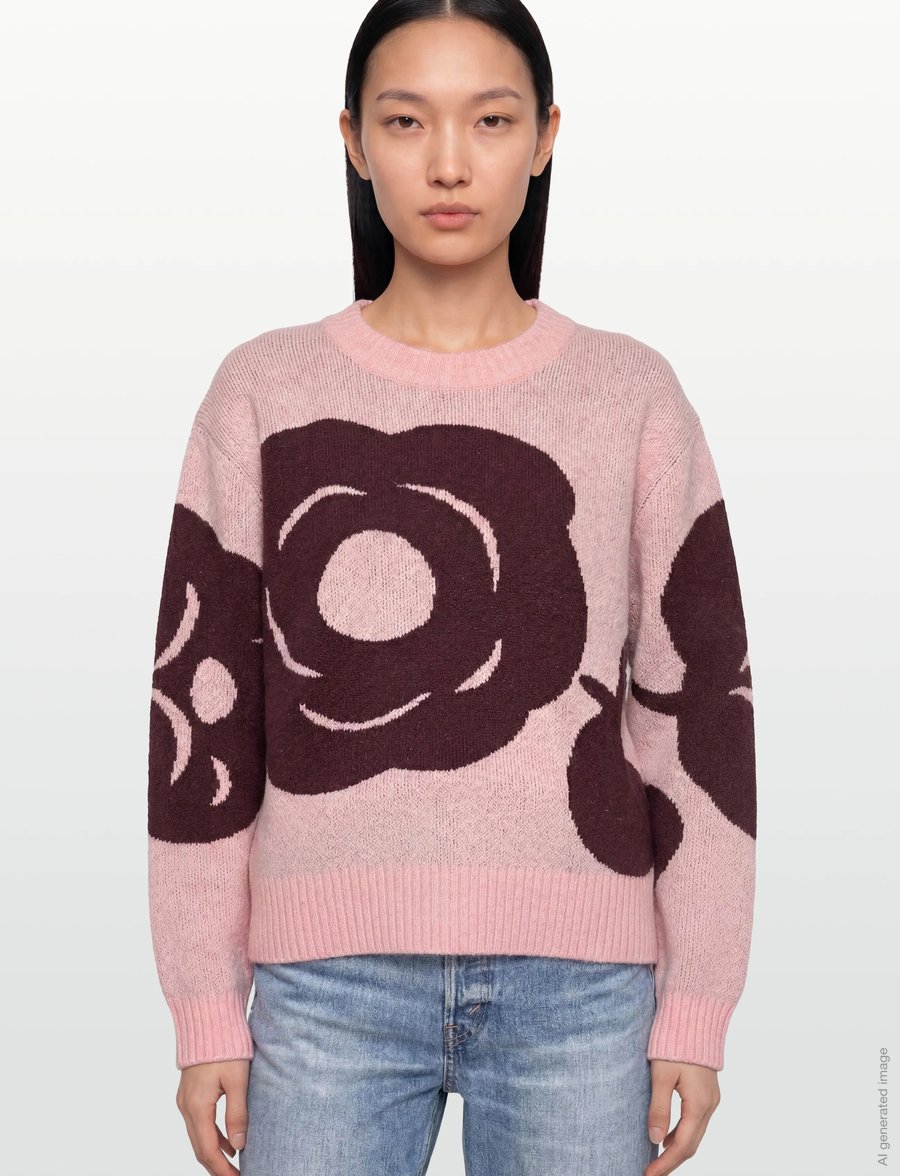 Marimekko - RWS VIRTAUS TUMMA - light pink, wine red - 3