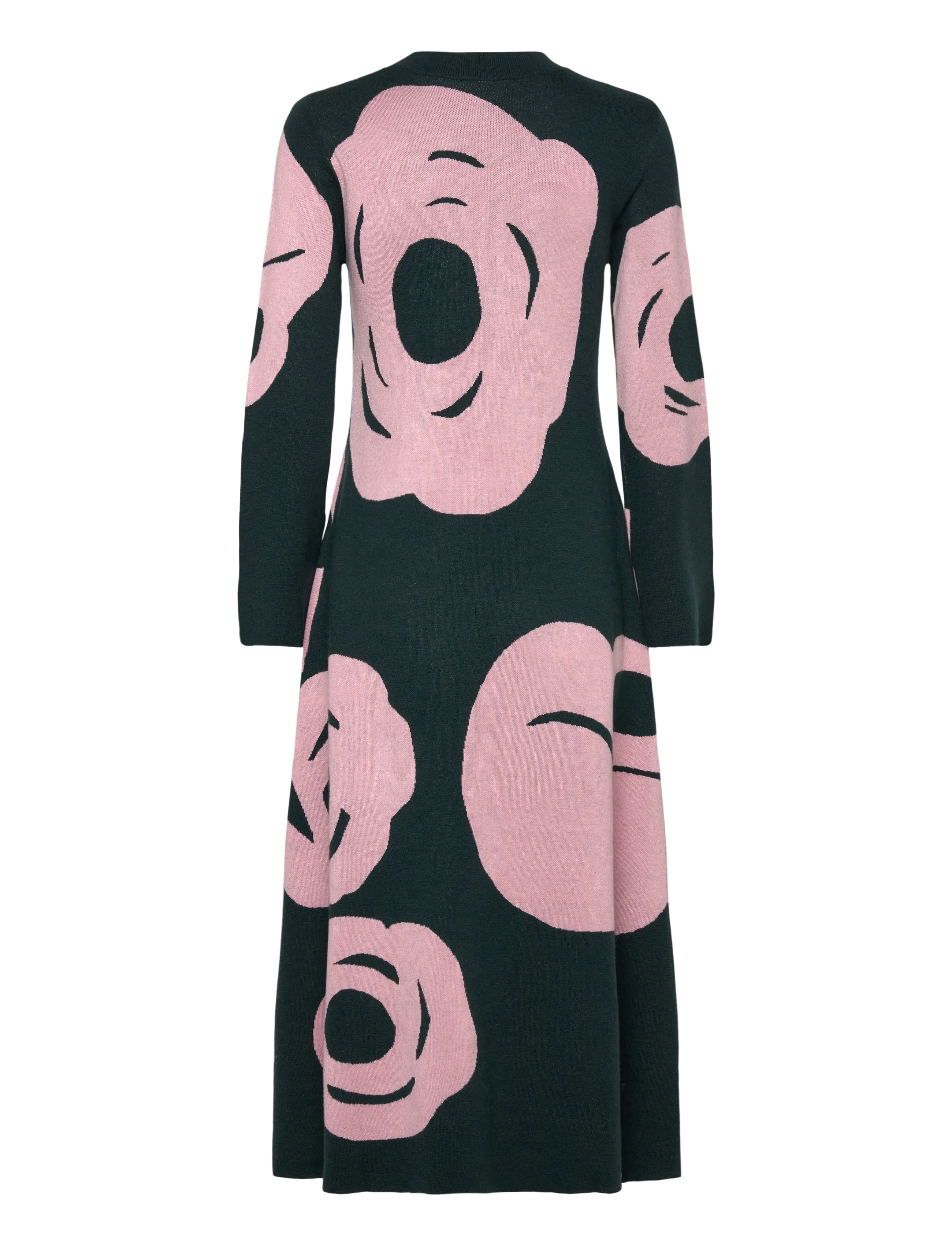 Marimekko - LEIKKUU TUMMA - dark green, light pink - 2