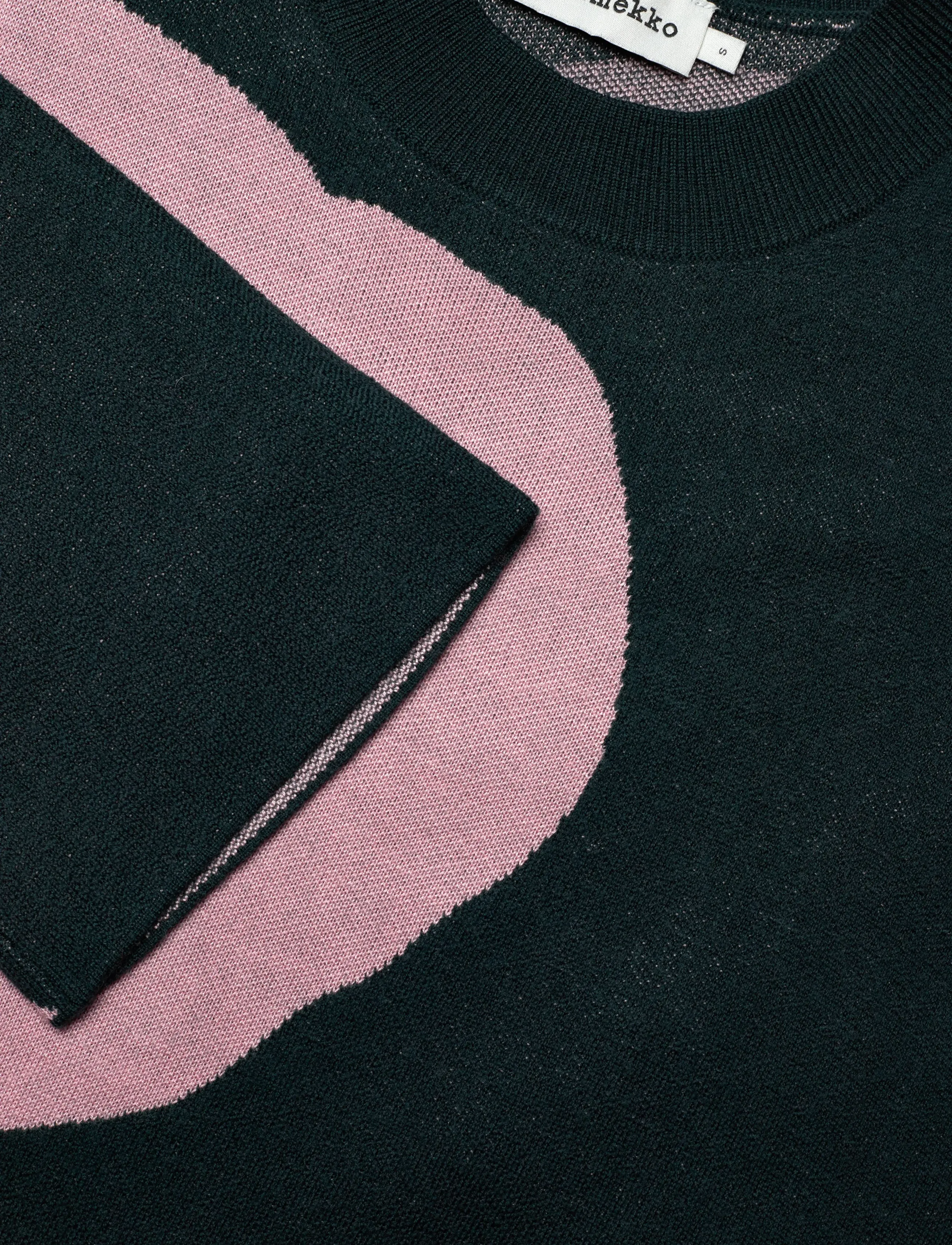 Marimekko - LEIKKUU TUMMA - dark green, light pink - 5