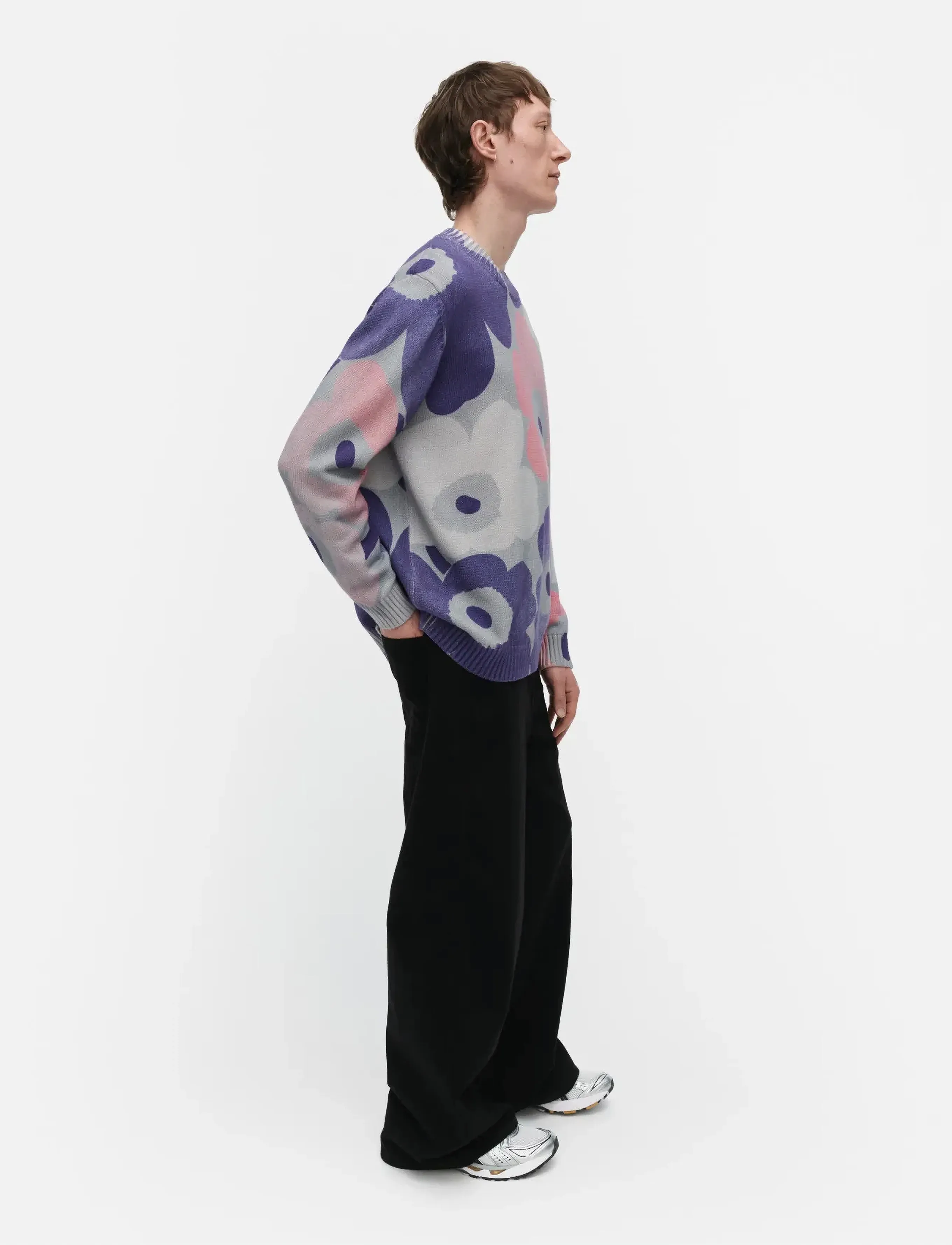 Marimekko - PUUTERI UNIKKO - pullover - grey, violet, light pink - 4