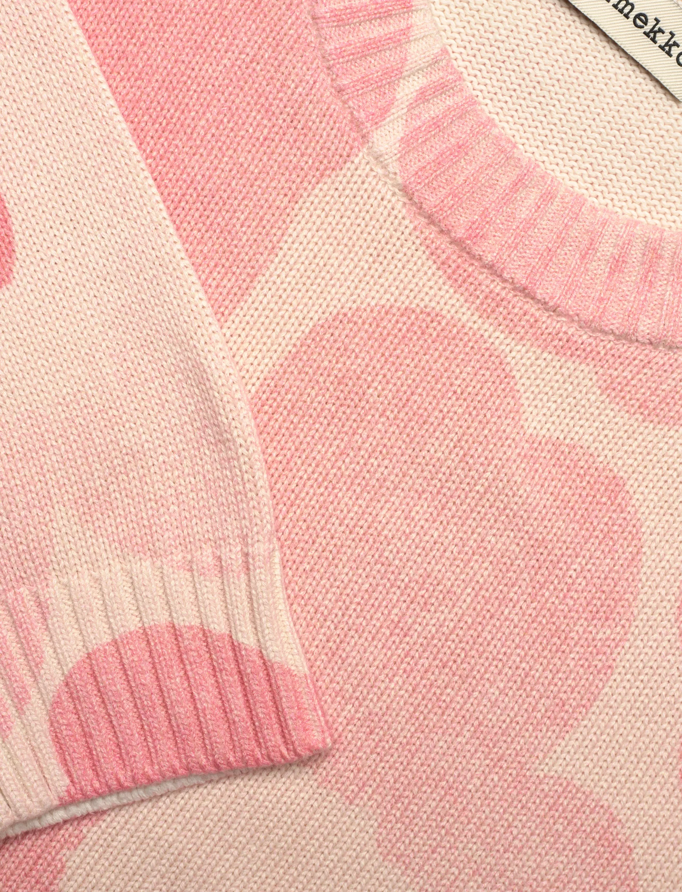 Marimekko - PUUTERI UNIKKO - pullover - light pink, off white - 2