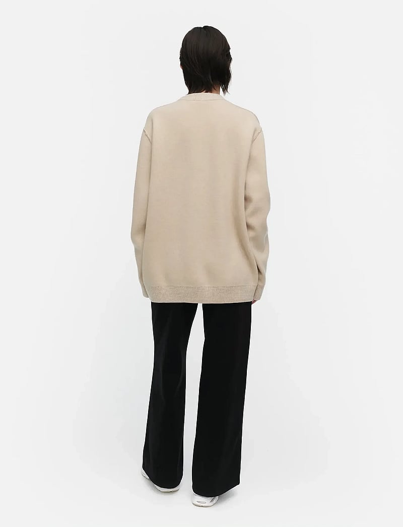 Marimekko - RWS RUUSUT VIHKIRUUSU - dressipluusid ja kapuutsiga dressipluusid - beige, off white - 3