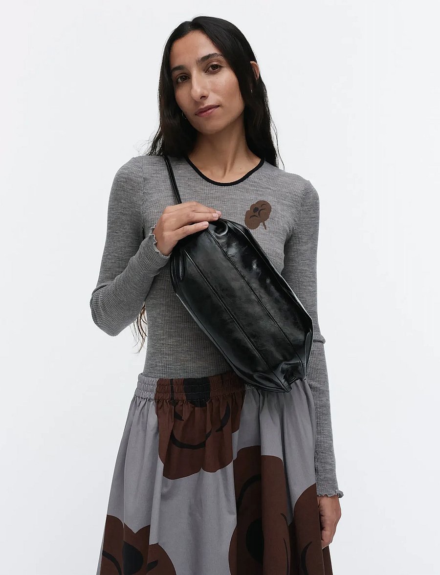 Marimekko - KARLA PATENT - vinsældir í tísku - black - 0
