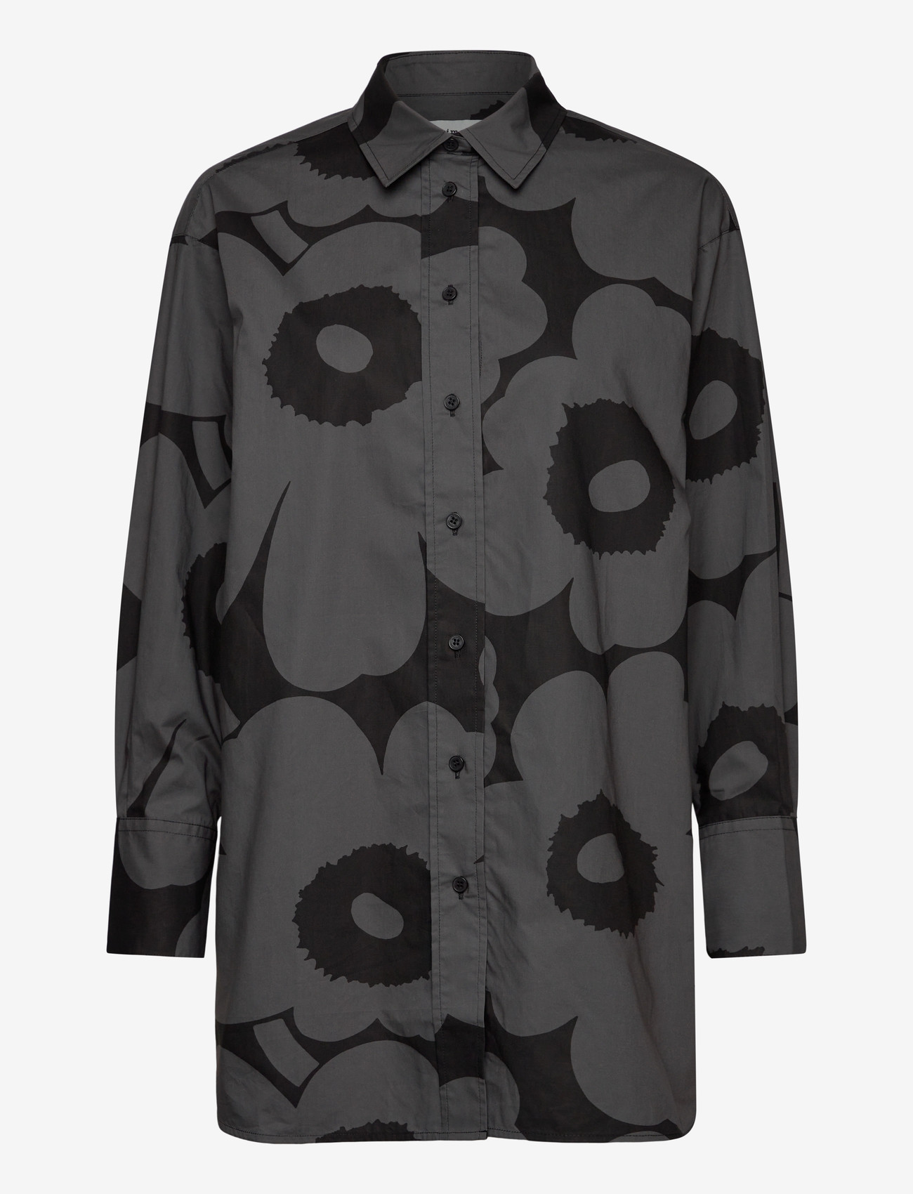 Marimekko - NILA UNIKKO - jeansskjortor - black, dark grey - 0